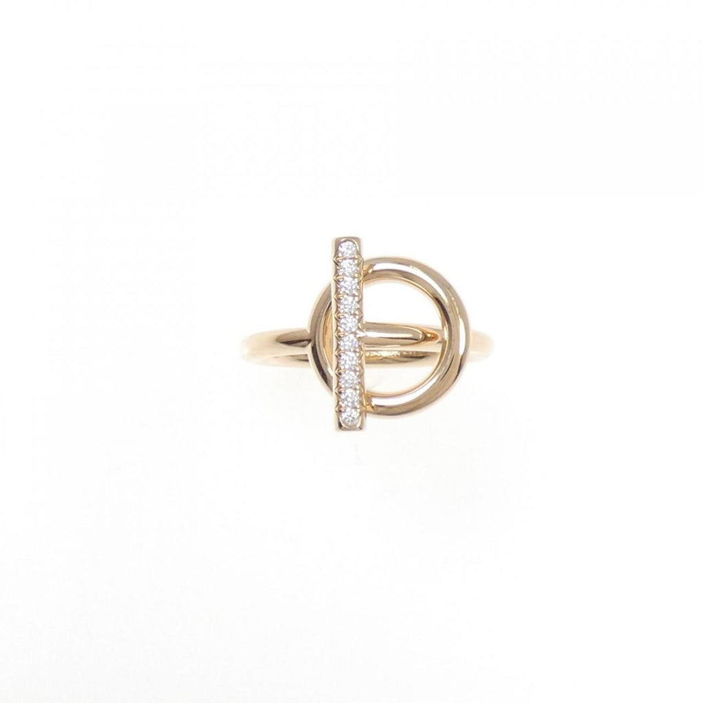 Echappé Ring 18K Rose Gold Mini with Diamond