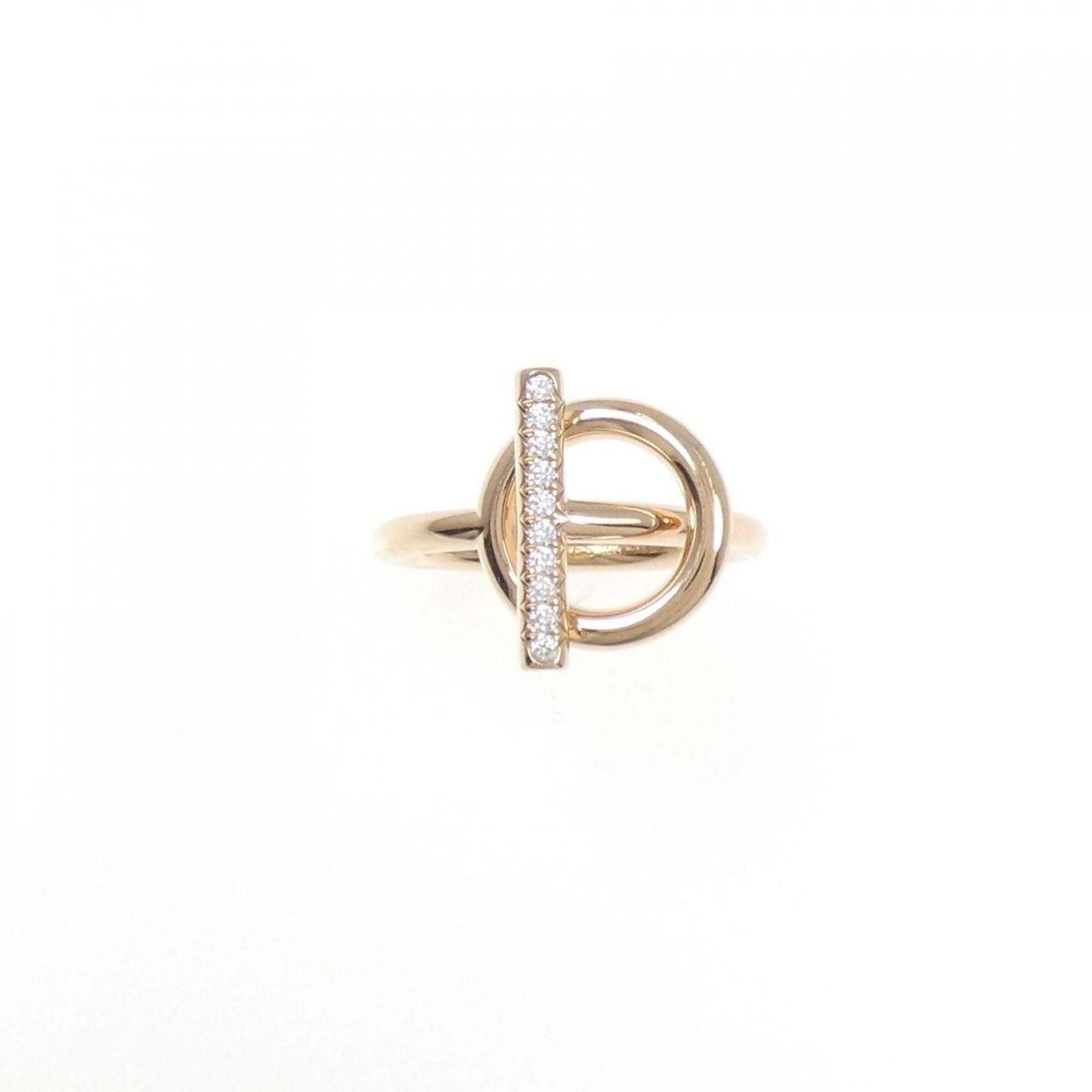 Echappé Ring 18K Rose Gold Mini with Diamond