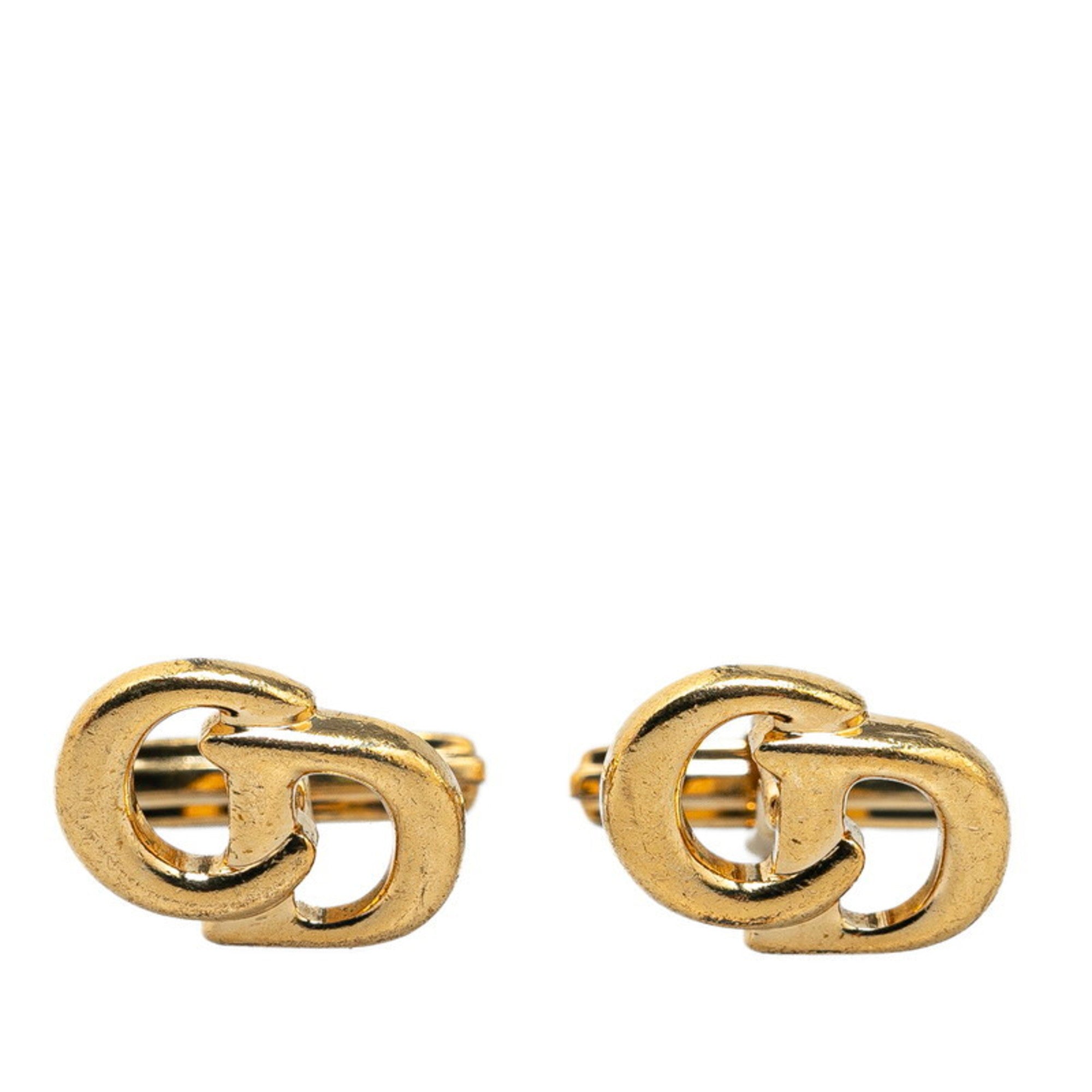 CD Cufflinks Black and Gold Bracelet