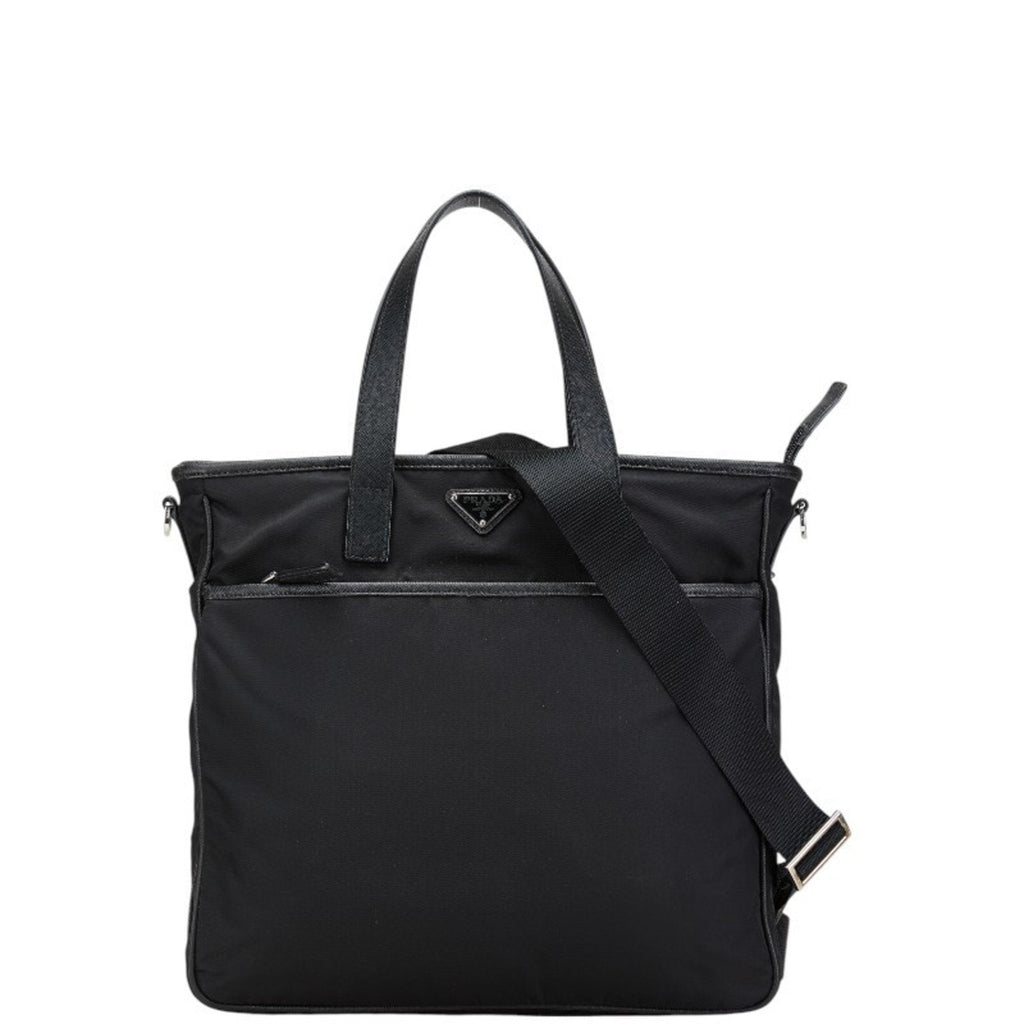 Convertible Front Pocket Tote Tessuto Medium