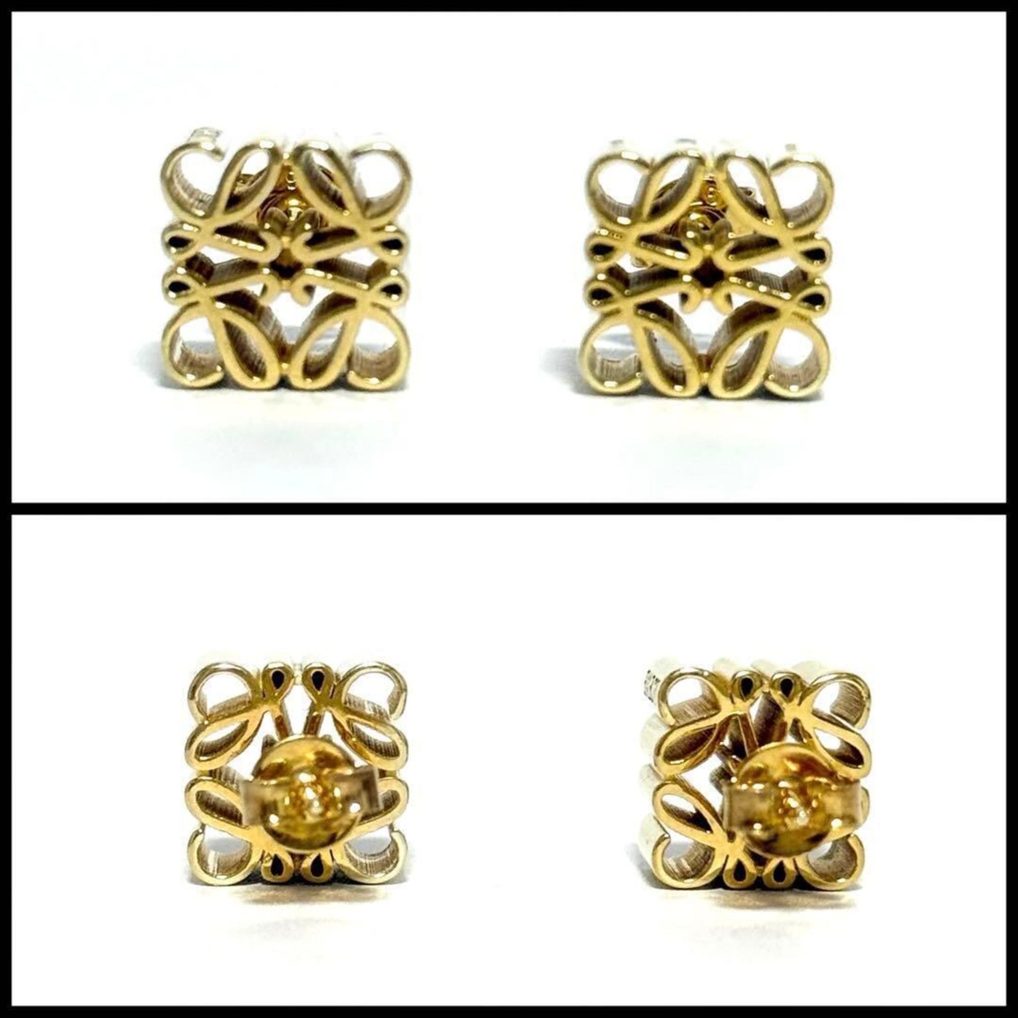 Earrings Stud 24K Plated Sterling Silver