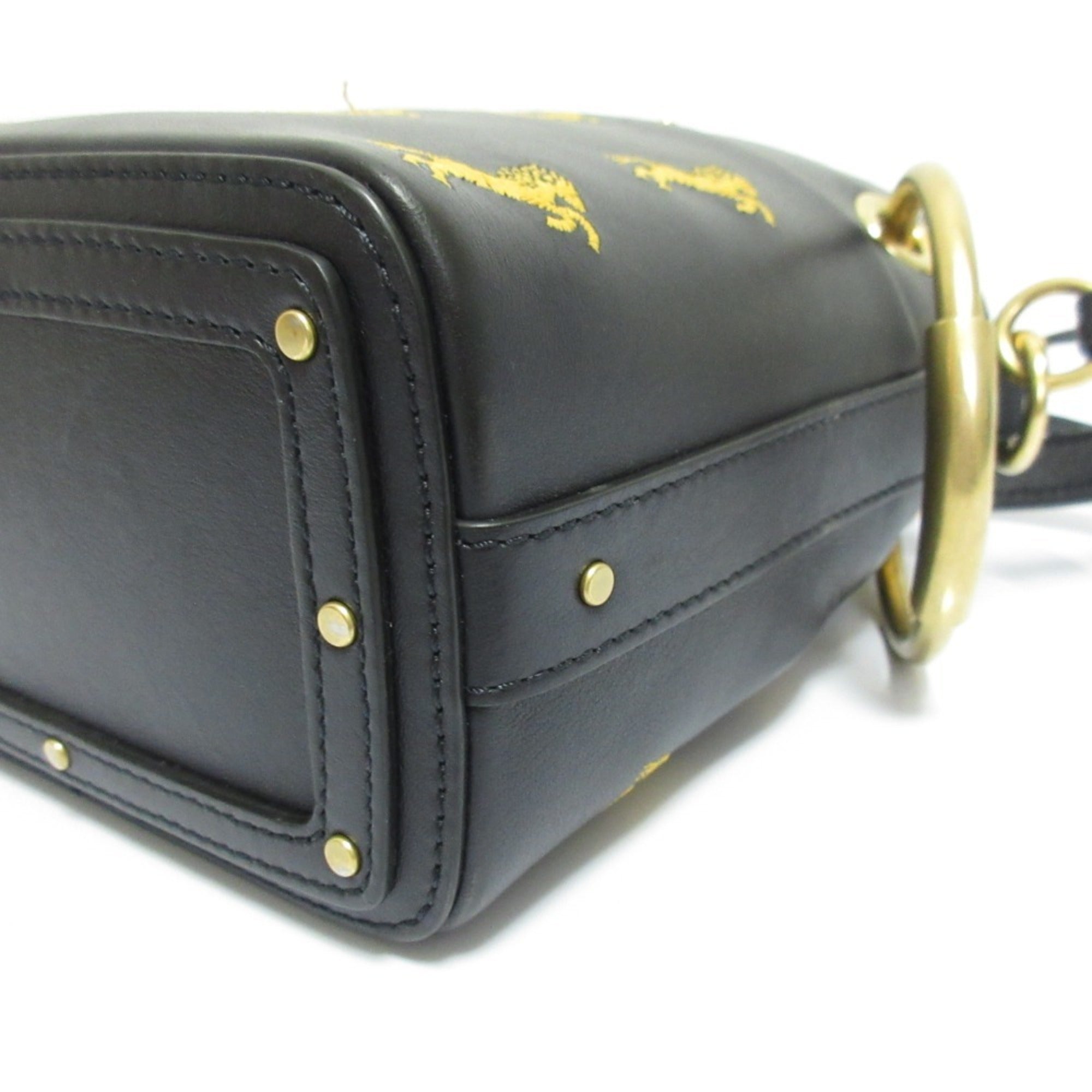 Roy Bucket Bag Embroidered Leather Mini