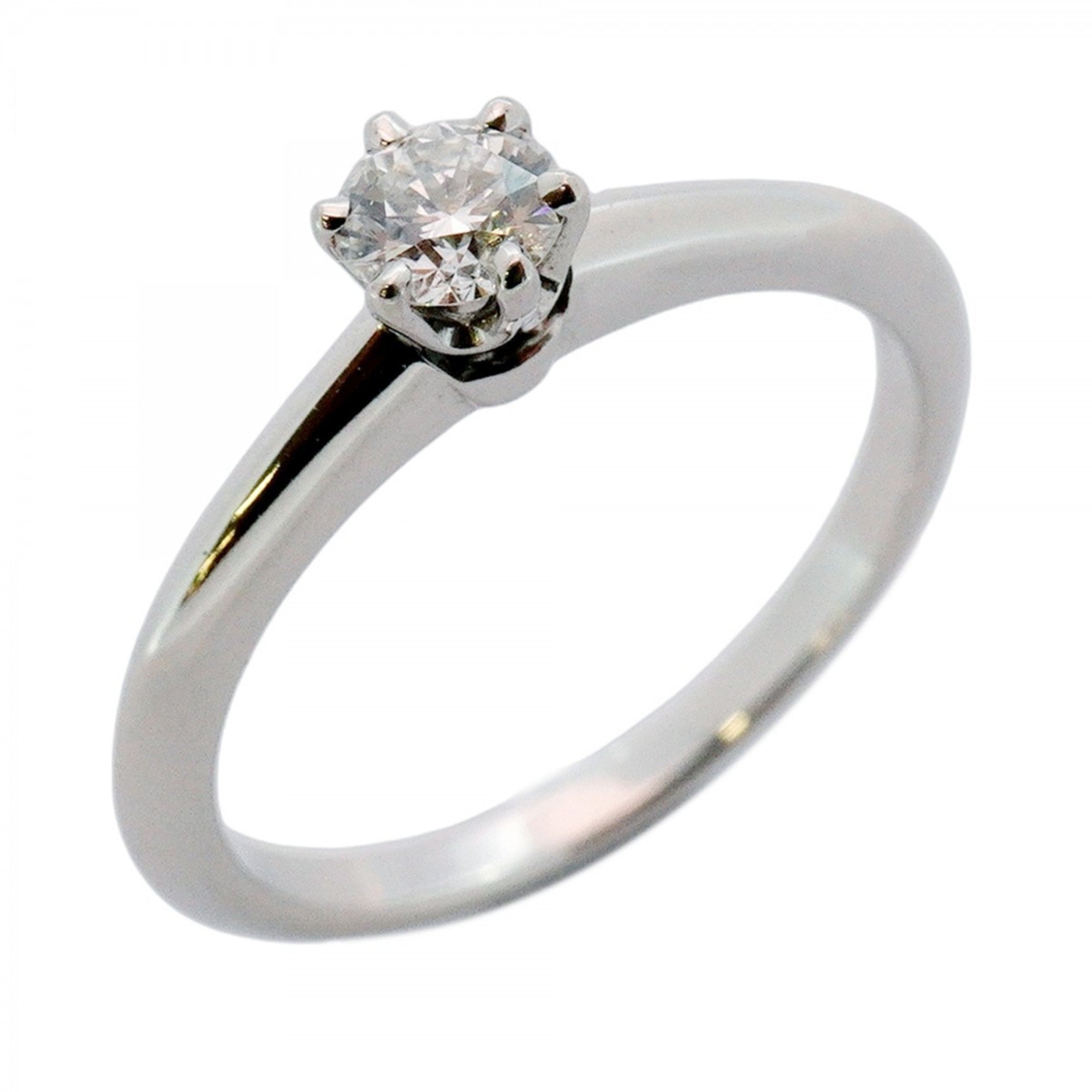 Solitaire Ring Platinum with Diamond