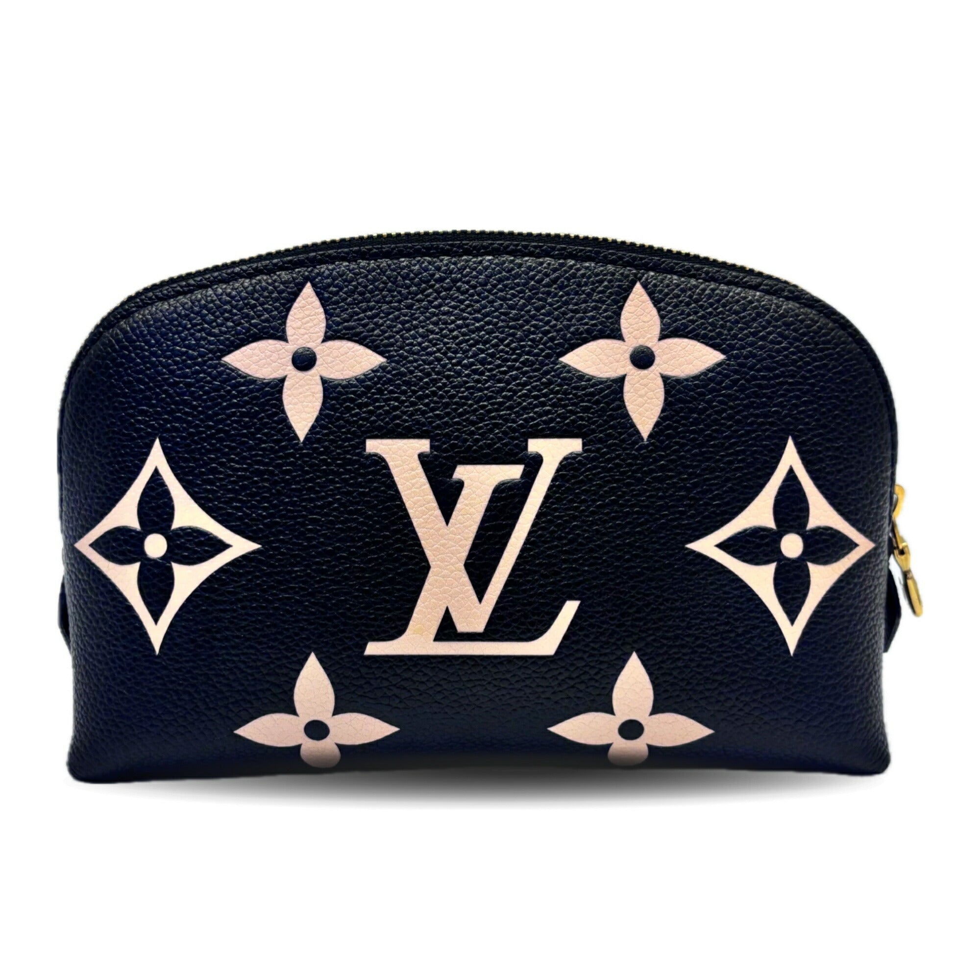 Double Zip Pochette Bicolor Monogram Empreinte Giant