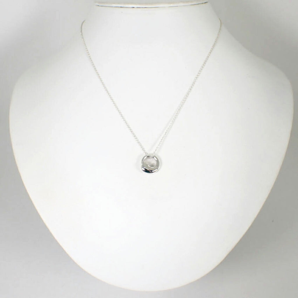 Eternal Circle Pendant Necklace Sterling Silver