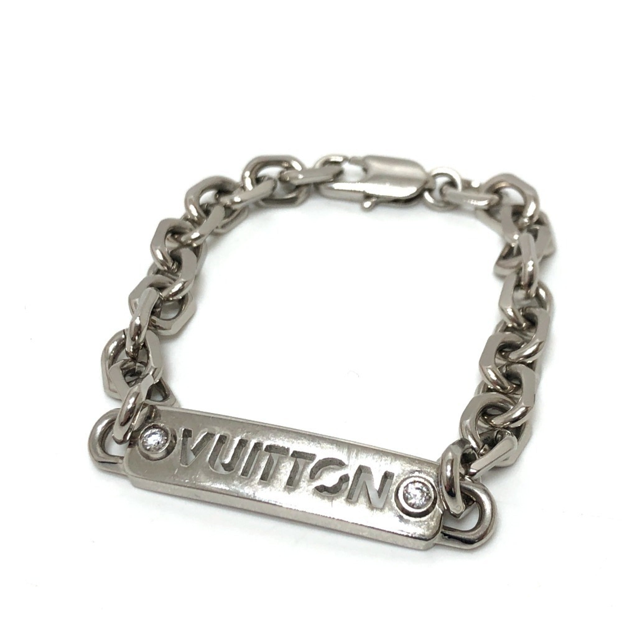 ID Bracelet Silver Metal