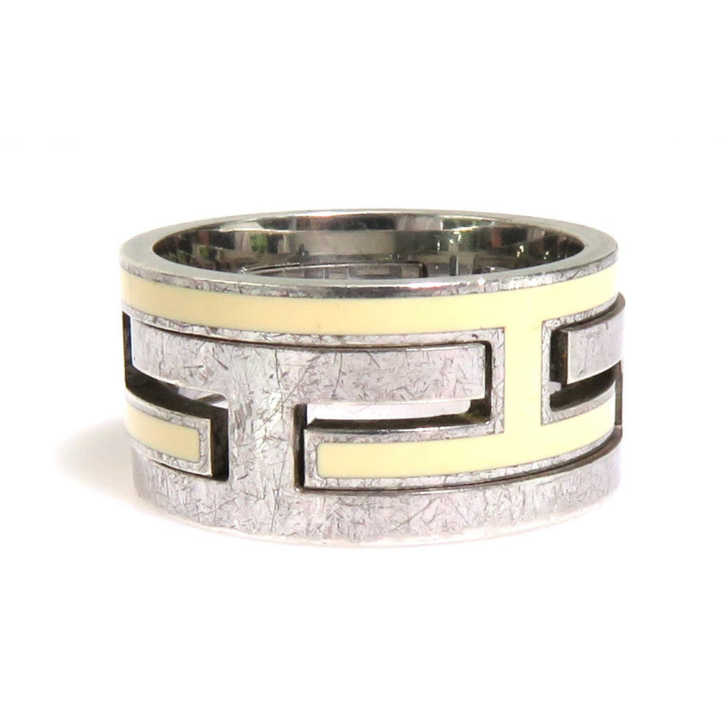 Move Ash Band Ring Enamel and Sterling Silver