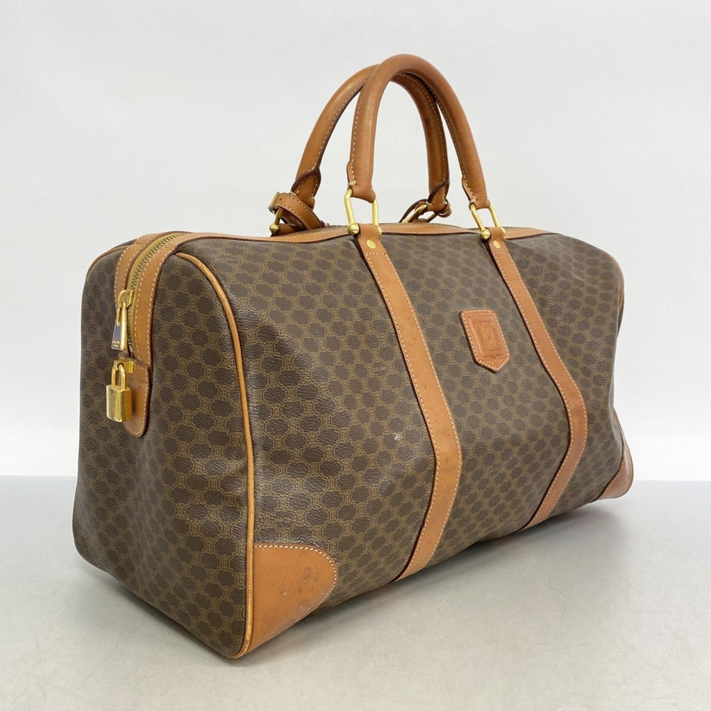 Vintage Duffle Bag Macadam Coated Canvas Large