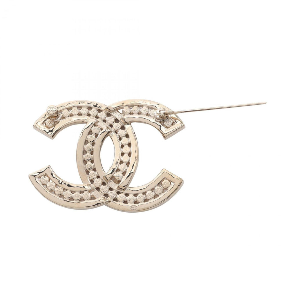CC Logo Brooch Metal