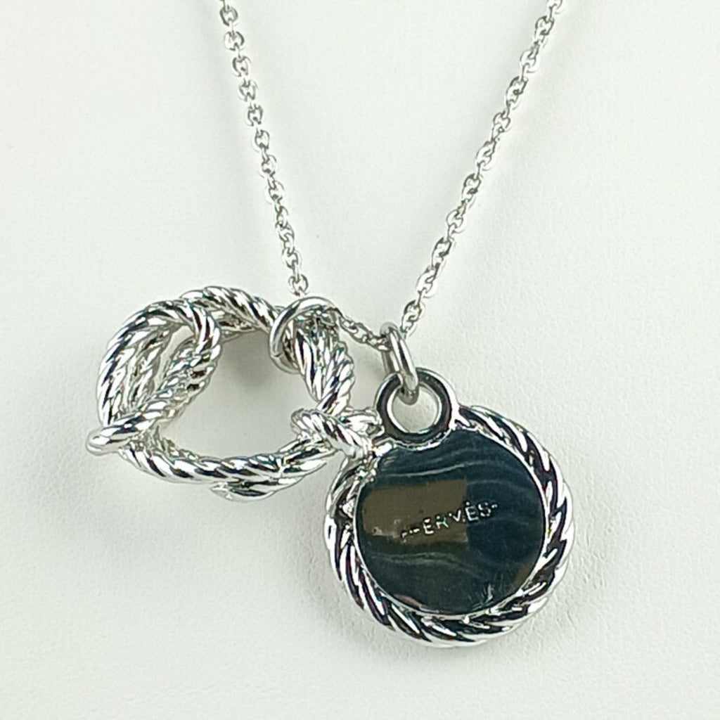 Pendant Necklace Silver Metal