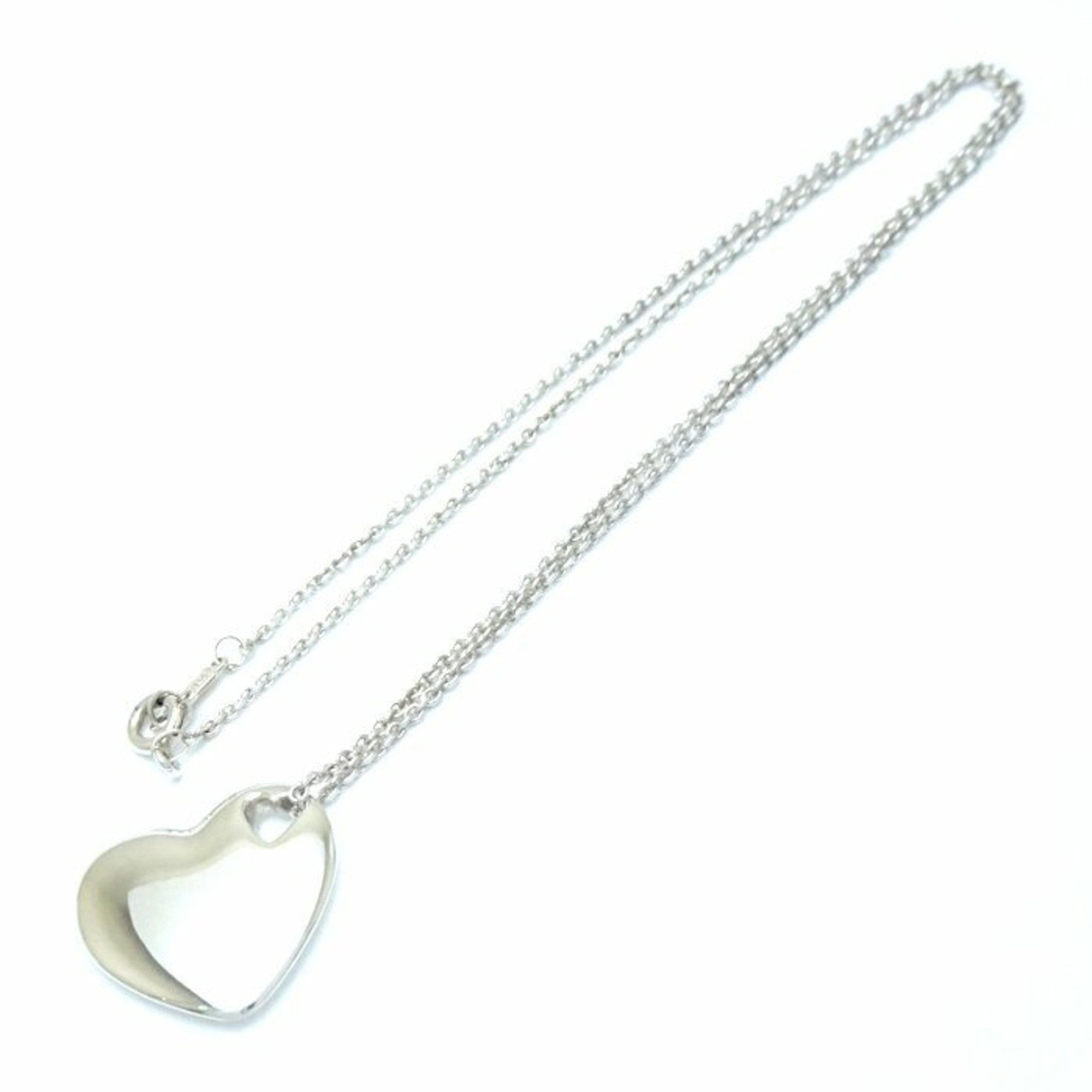 Heart Pendant Necklace Sterling Silver