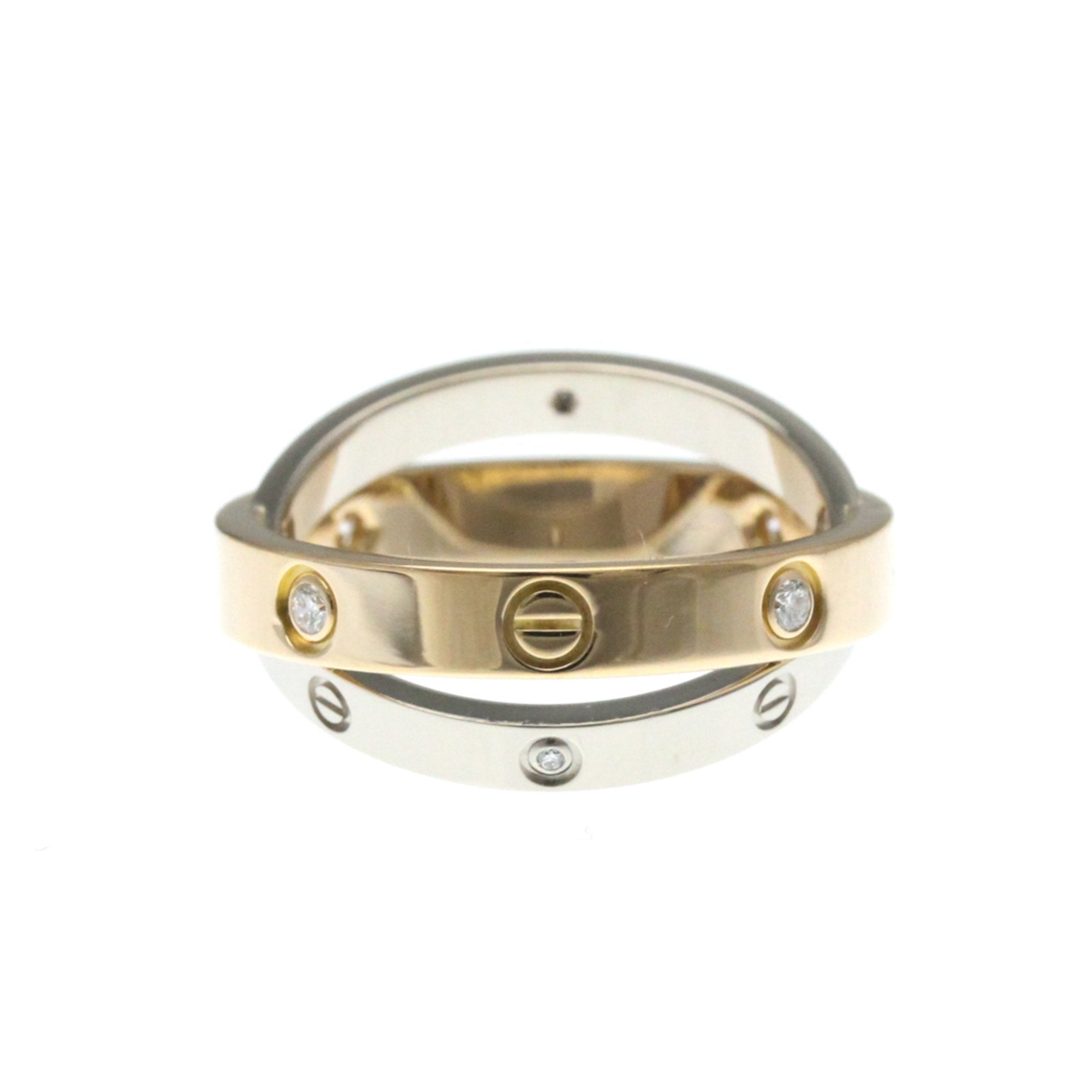 Ring 18K Rose Gold and 18K White Gold With Diamond