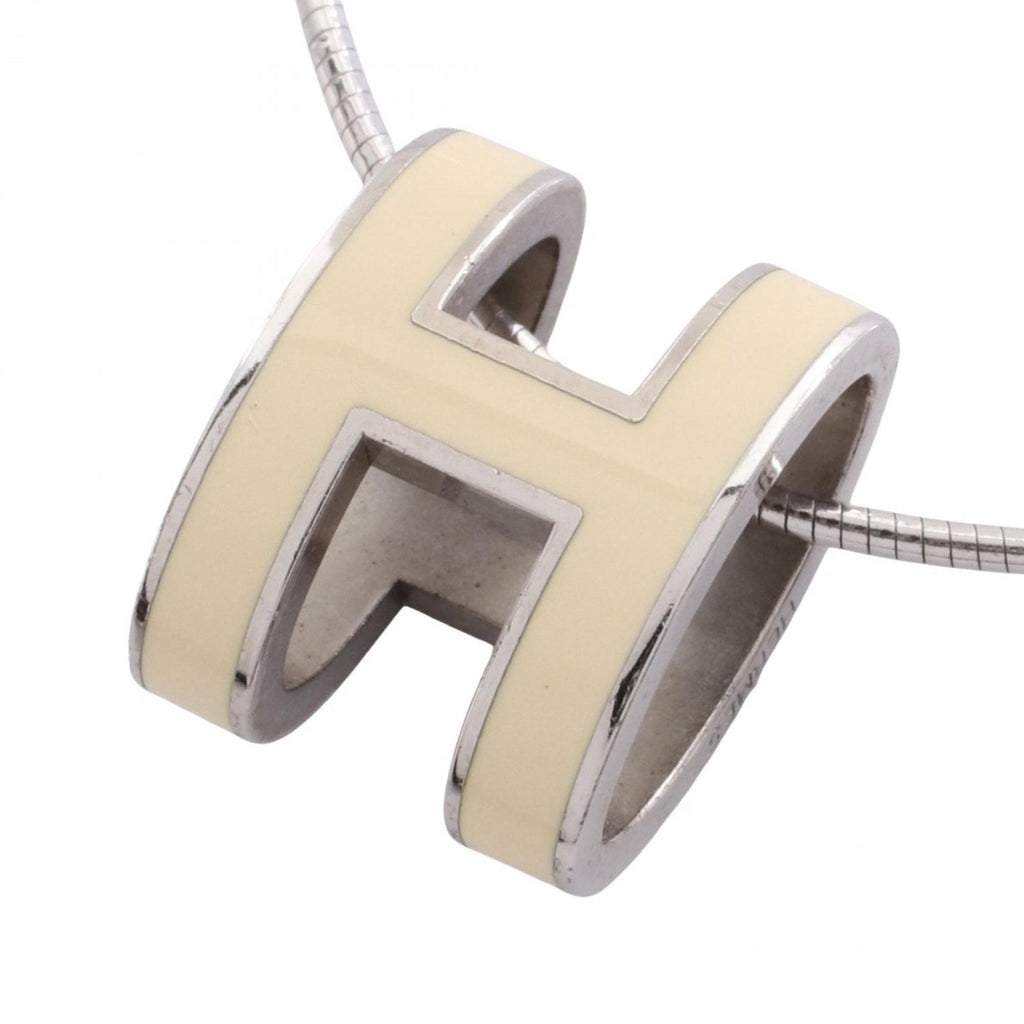 Pop H Pendant Necklace Sterling Silver