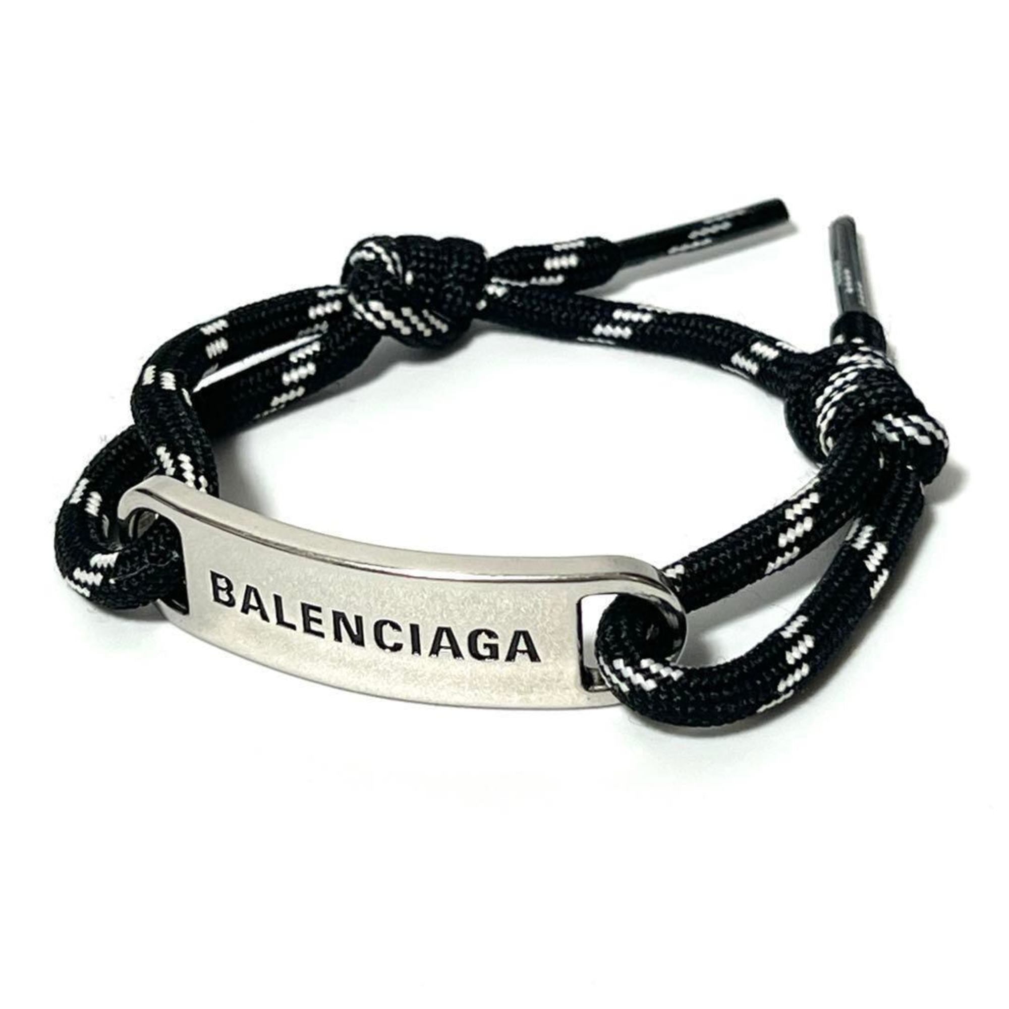 Plate Bracelet Cotton and Metal