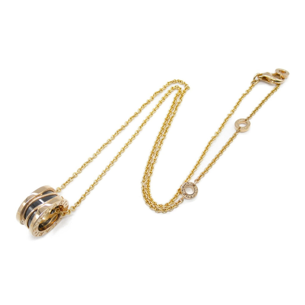 B Legend Pendant Necklace Ceramic and 18K Rose Gold