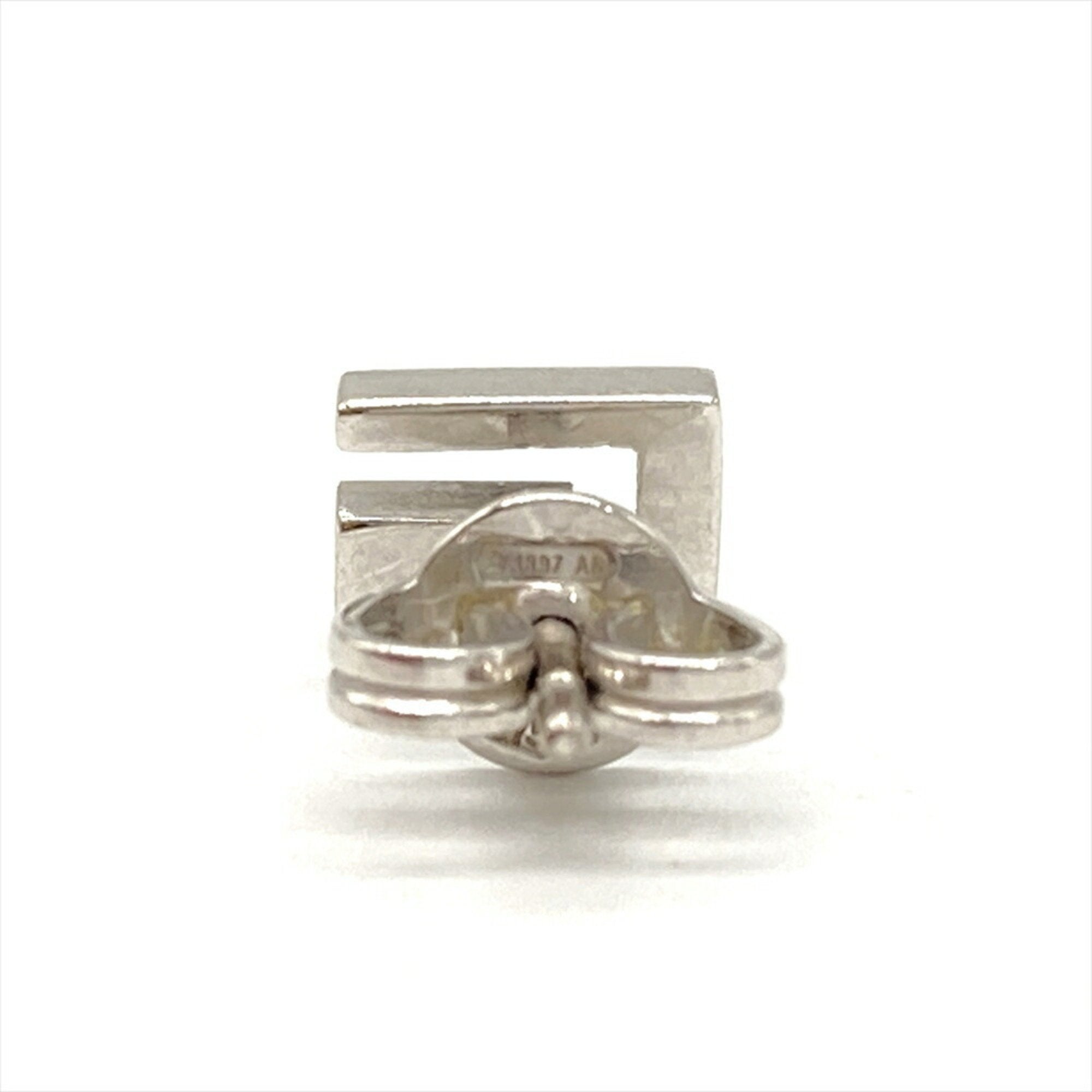Single Earring 18K White Gold