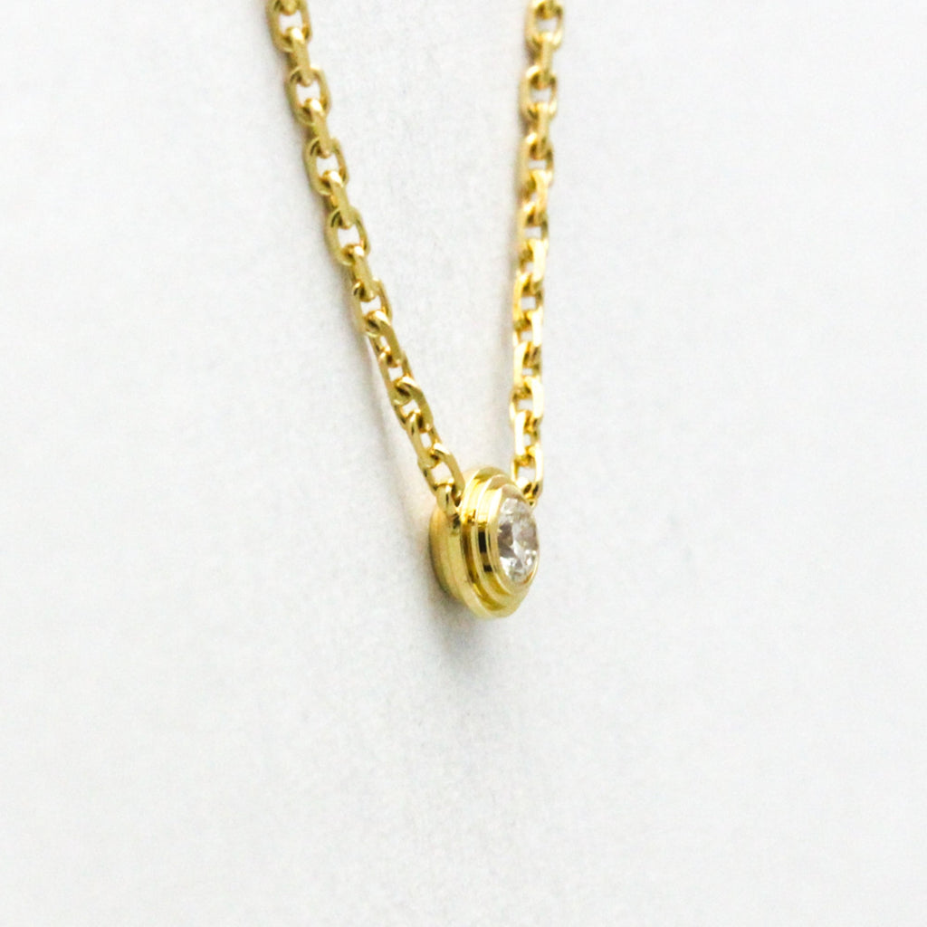 Pendant Necklace 18K Yellow Gold with Diamond