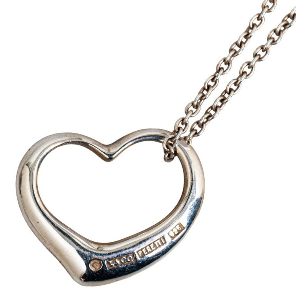 Heart Pendant Necklace Sterling Silver