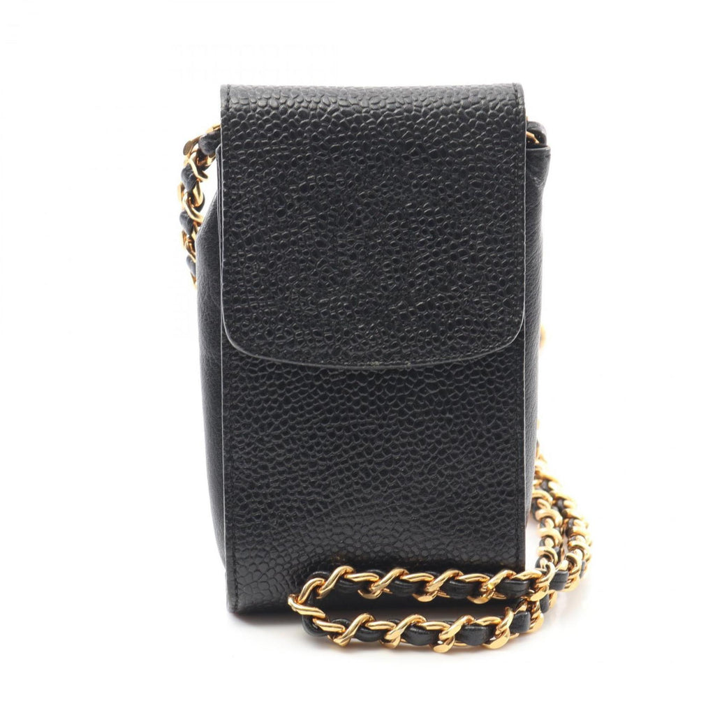 Vintage CC Phone Holder Crossbody Bag Caviar