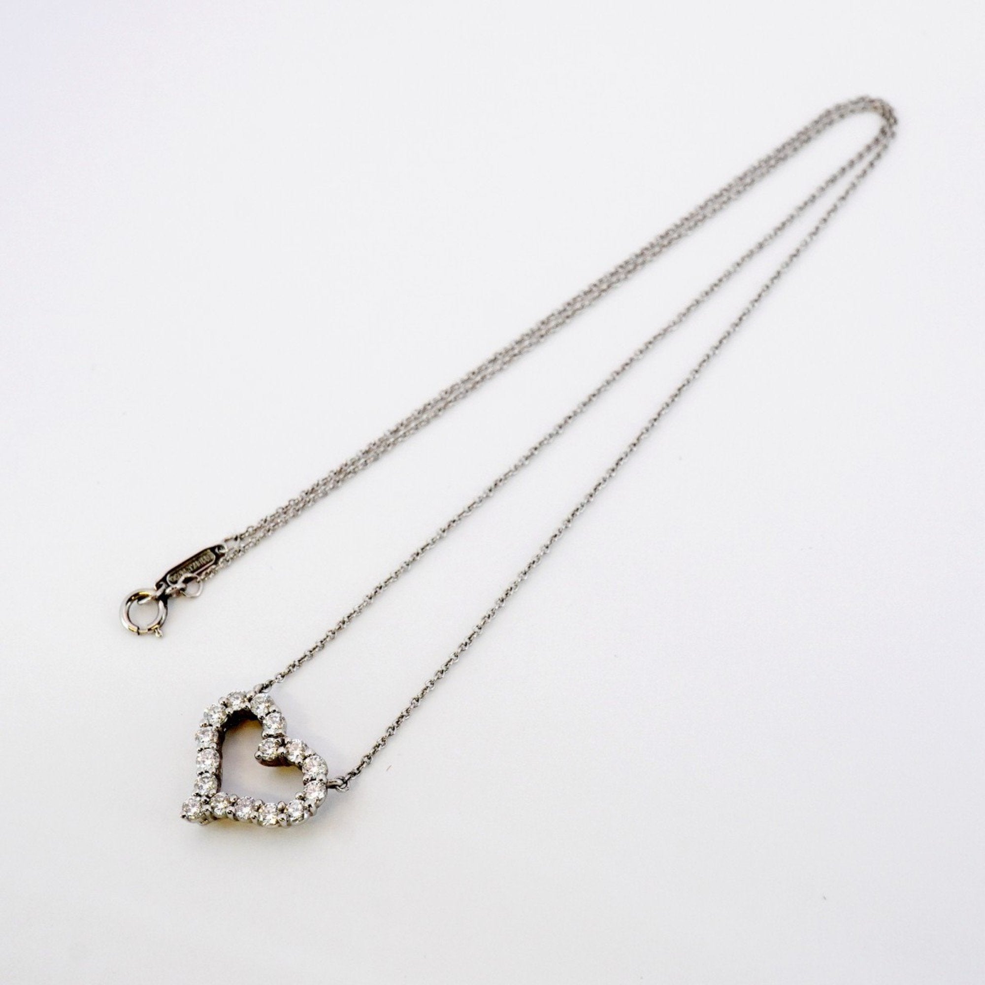 Pendant Necklace Platinum with Diamond