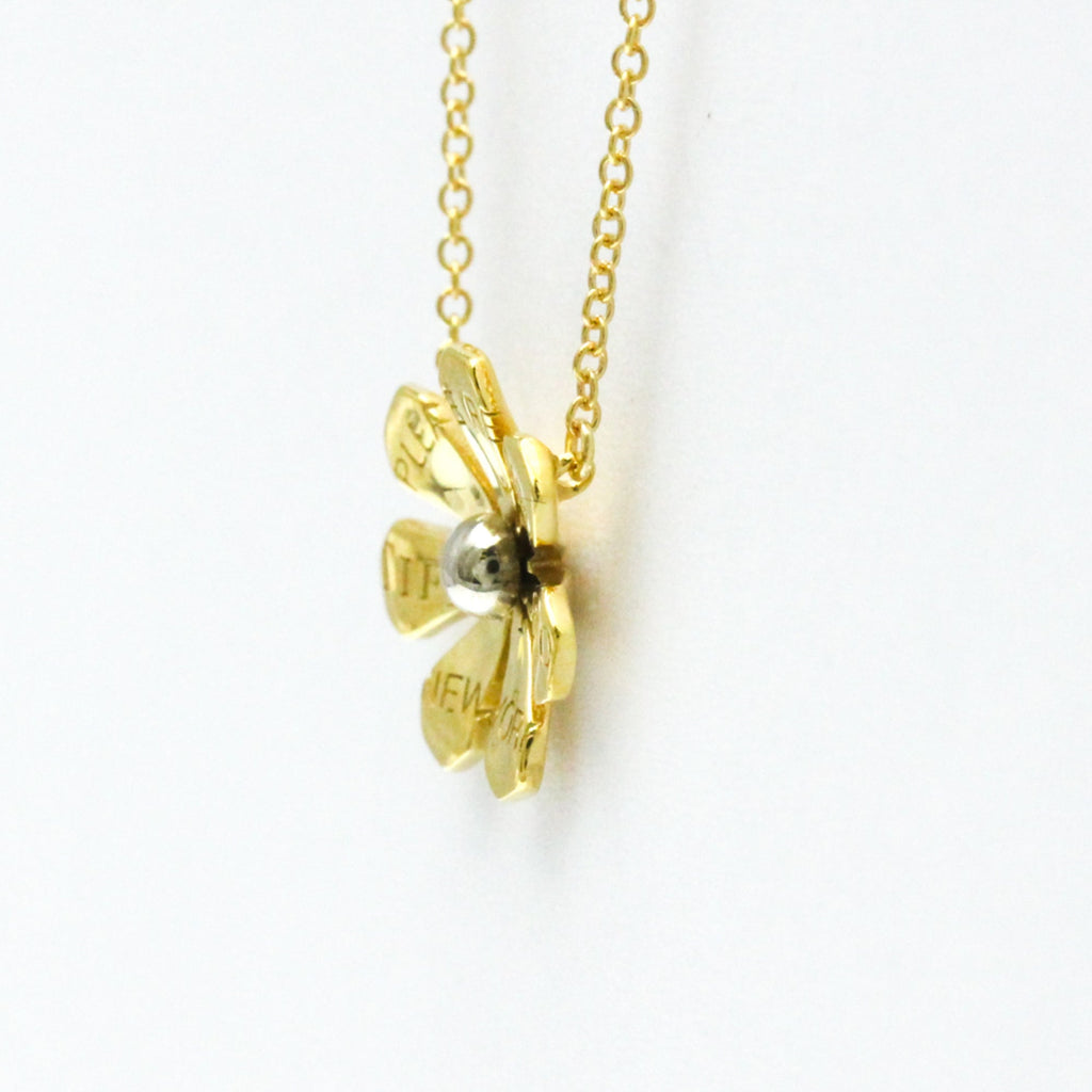 Pendant Necklace Sterling Silver and 18K Yellow Gold