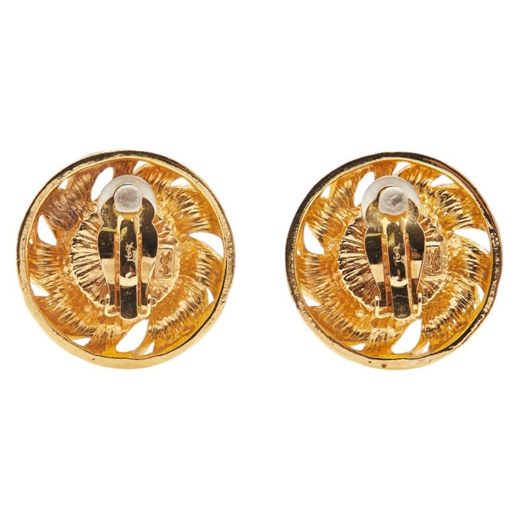 Earrings Gold-Tone Metal