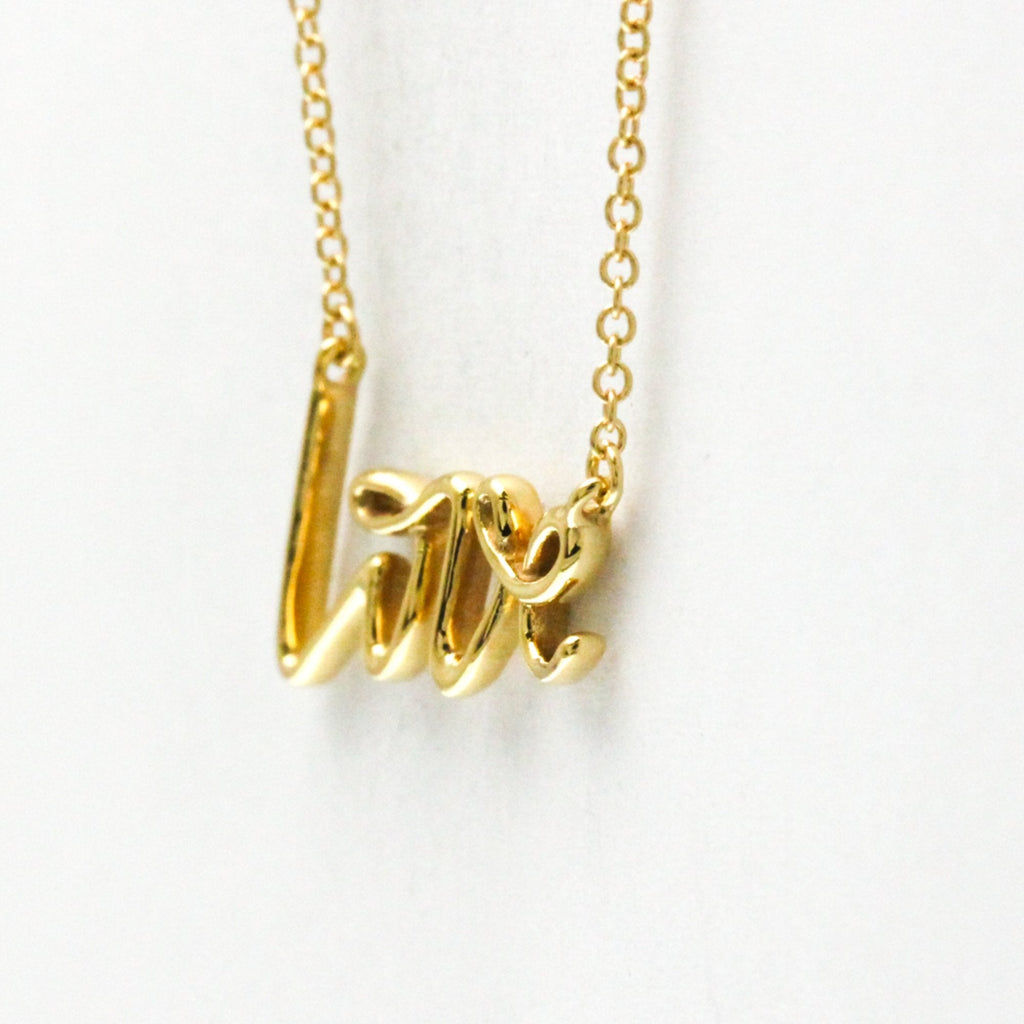Pendant Necklace 18K Yellow Gold
