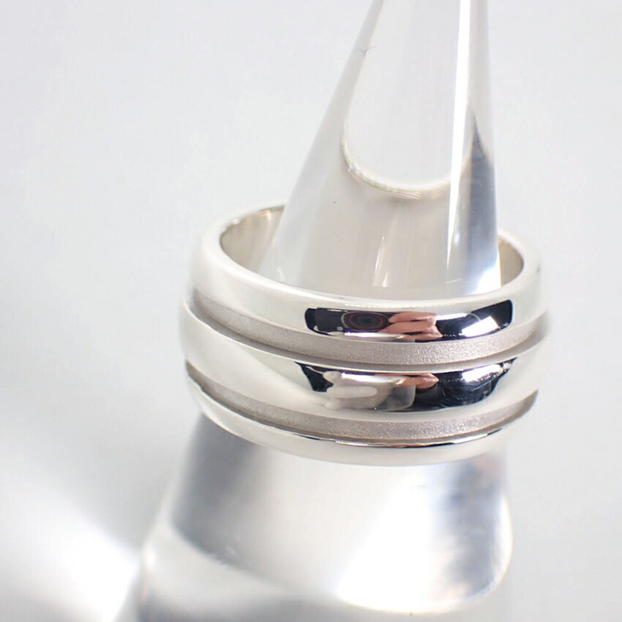 Double Line Ring Sterling Silver