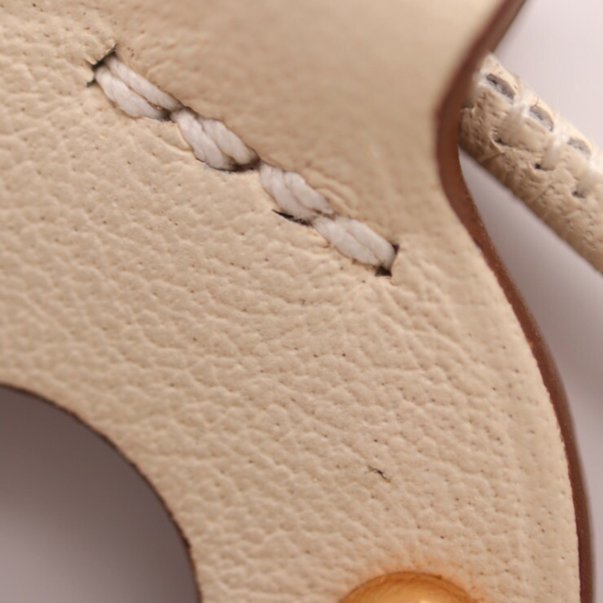 Pendant Necklace Swift Leather Brown And Cream