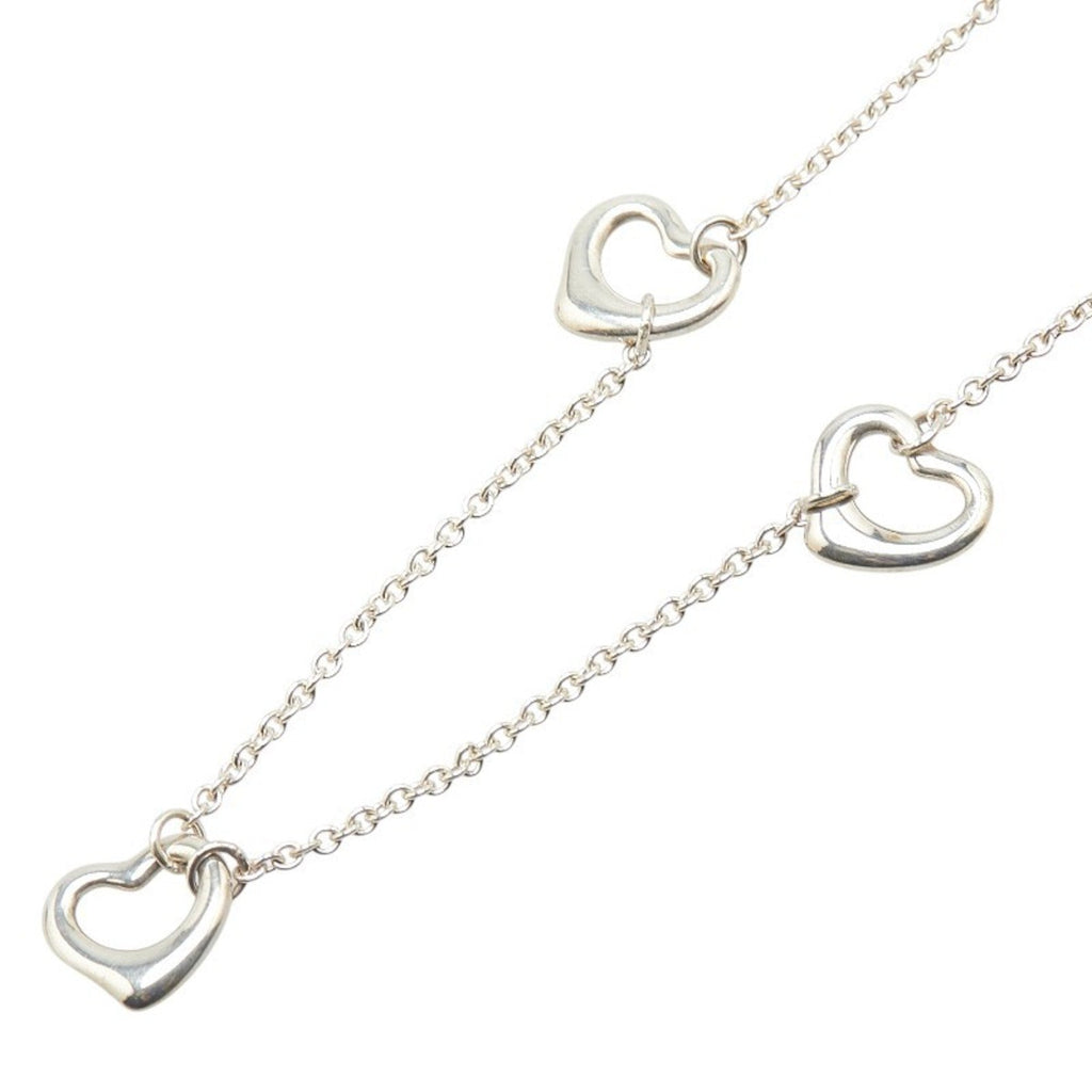 Open Heart Pendant Necklace Sterling Silver 9.9mm