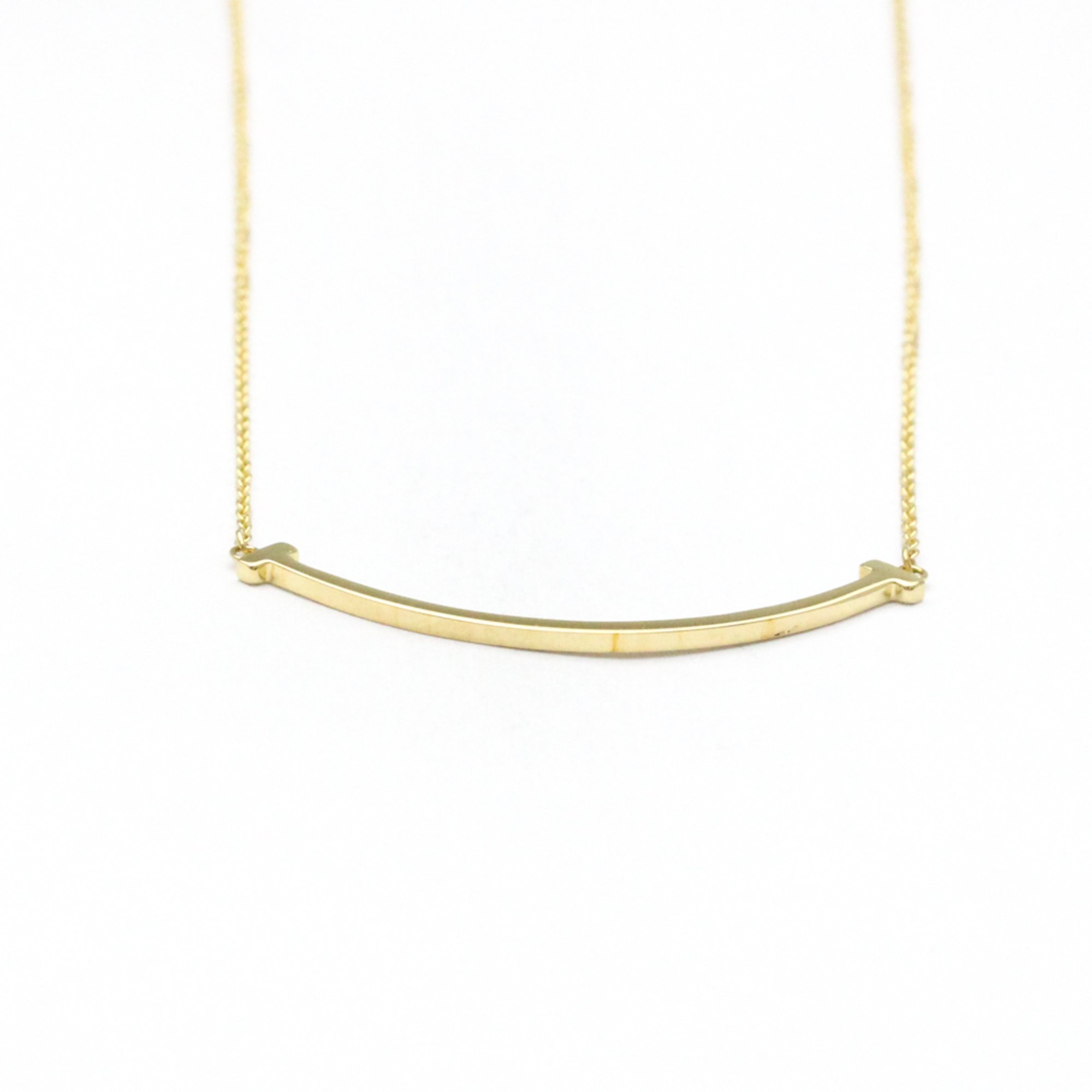 Smile Pendant Necklace 18K Yellow Gold