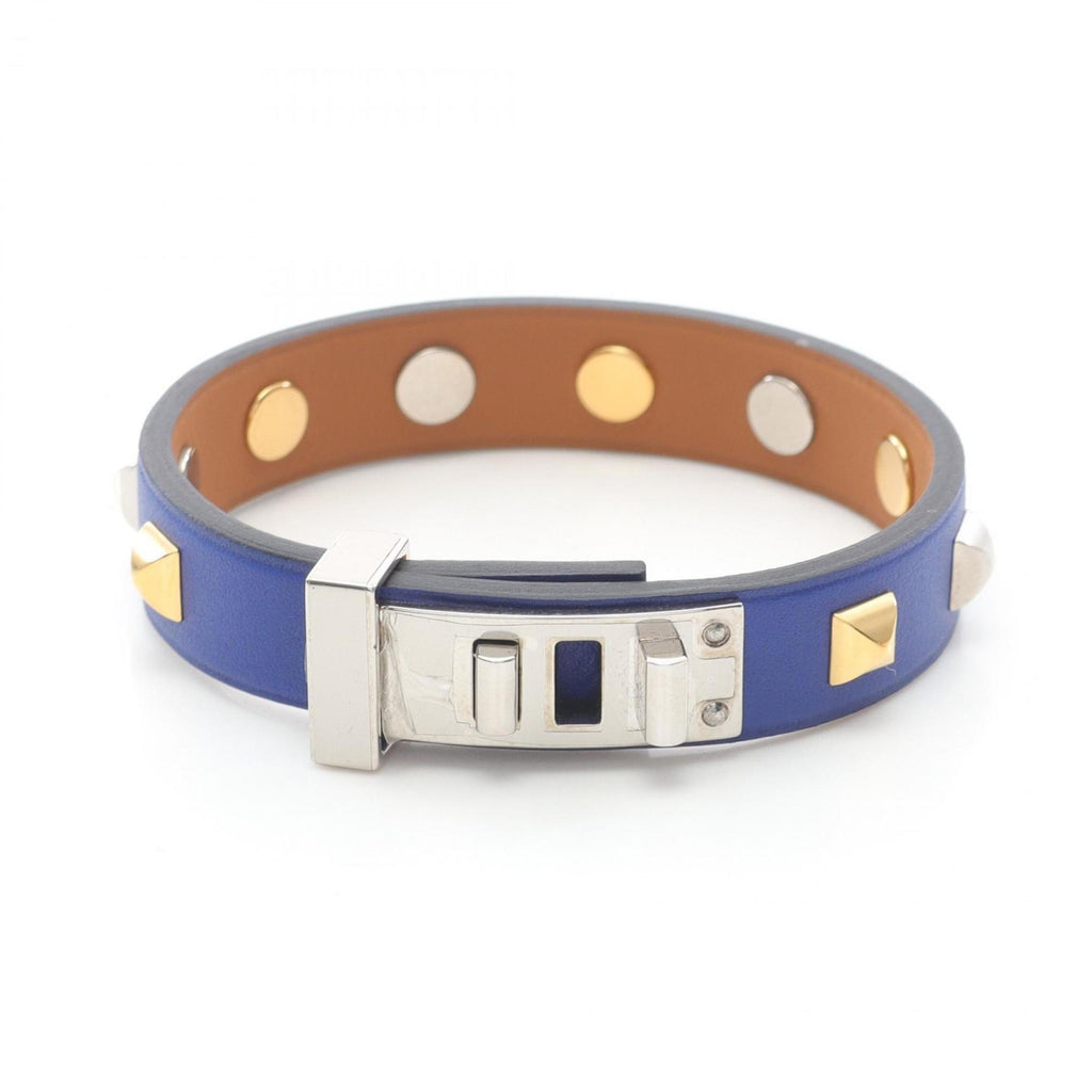 Clous Bracelet Leather and Stainless Steel Mini