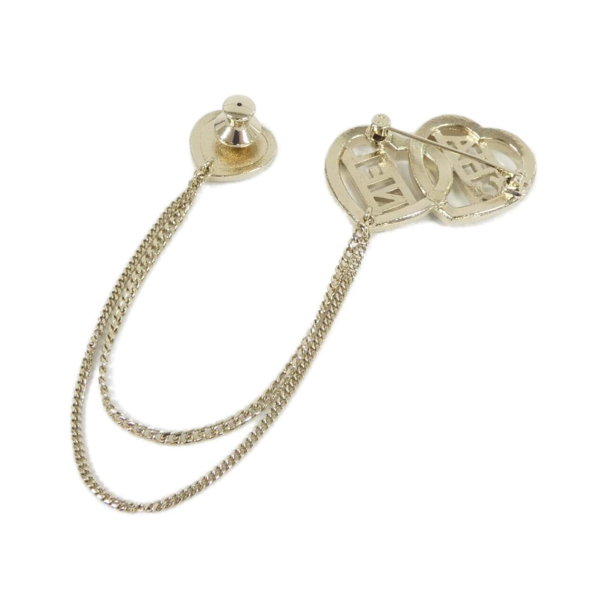 Brooch Metal Black and Gold