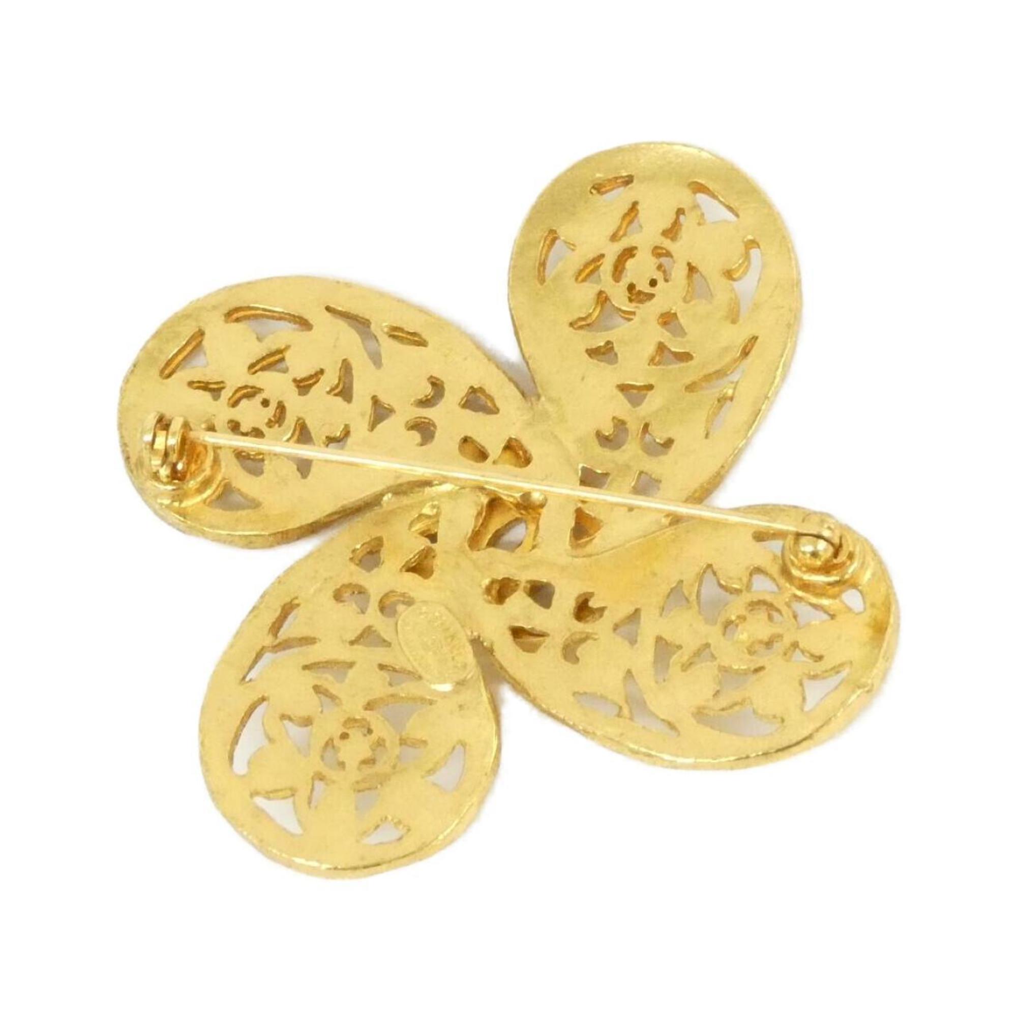 Brooch Gold-Tone Metal