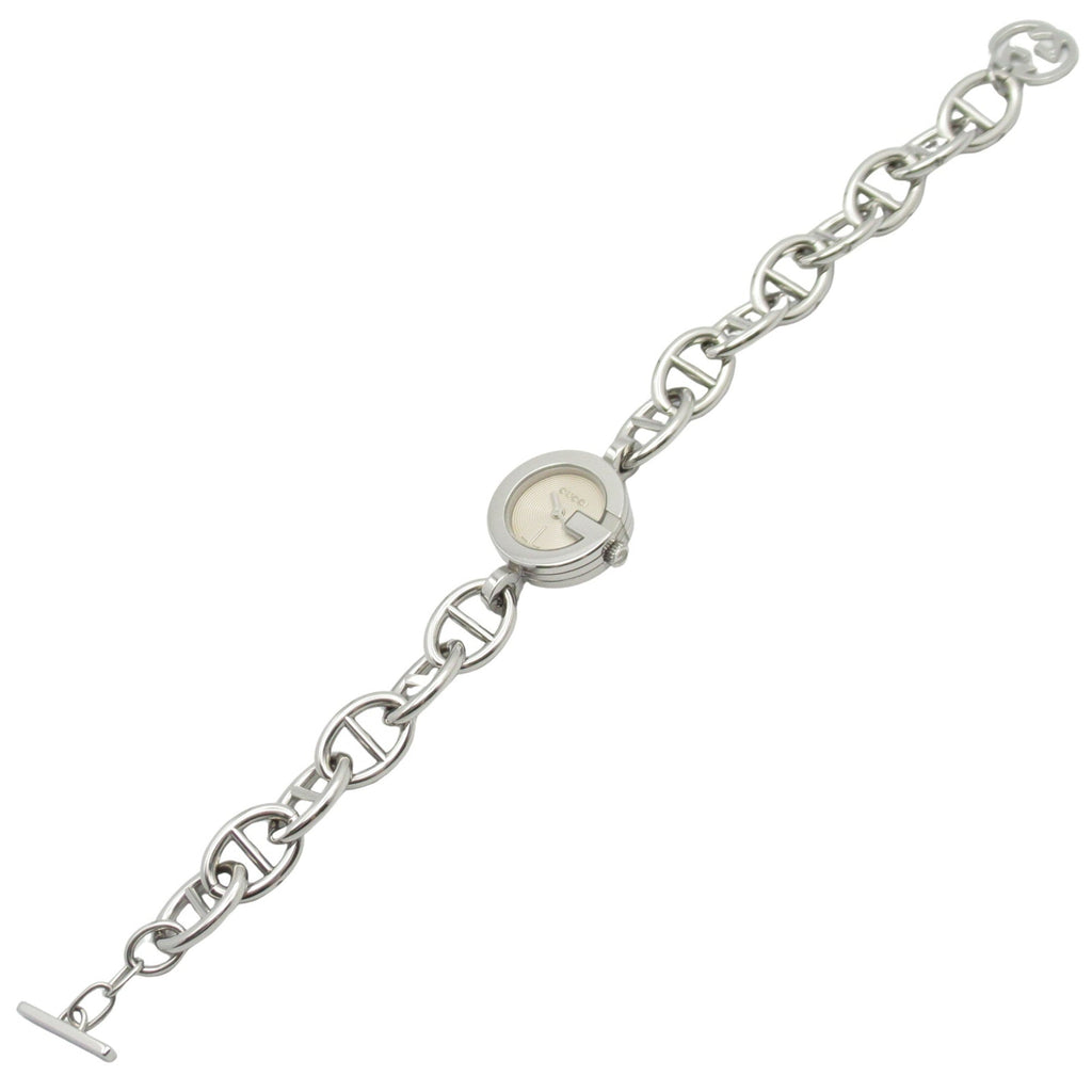G Charm Bracelet Watch Stainless Steel 107