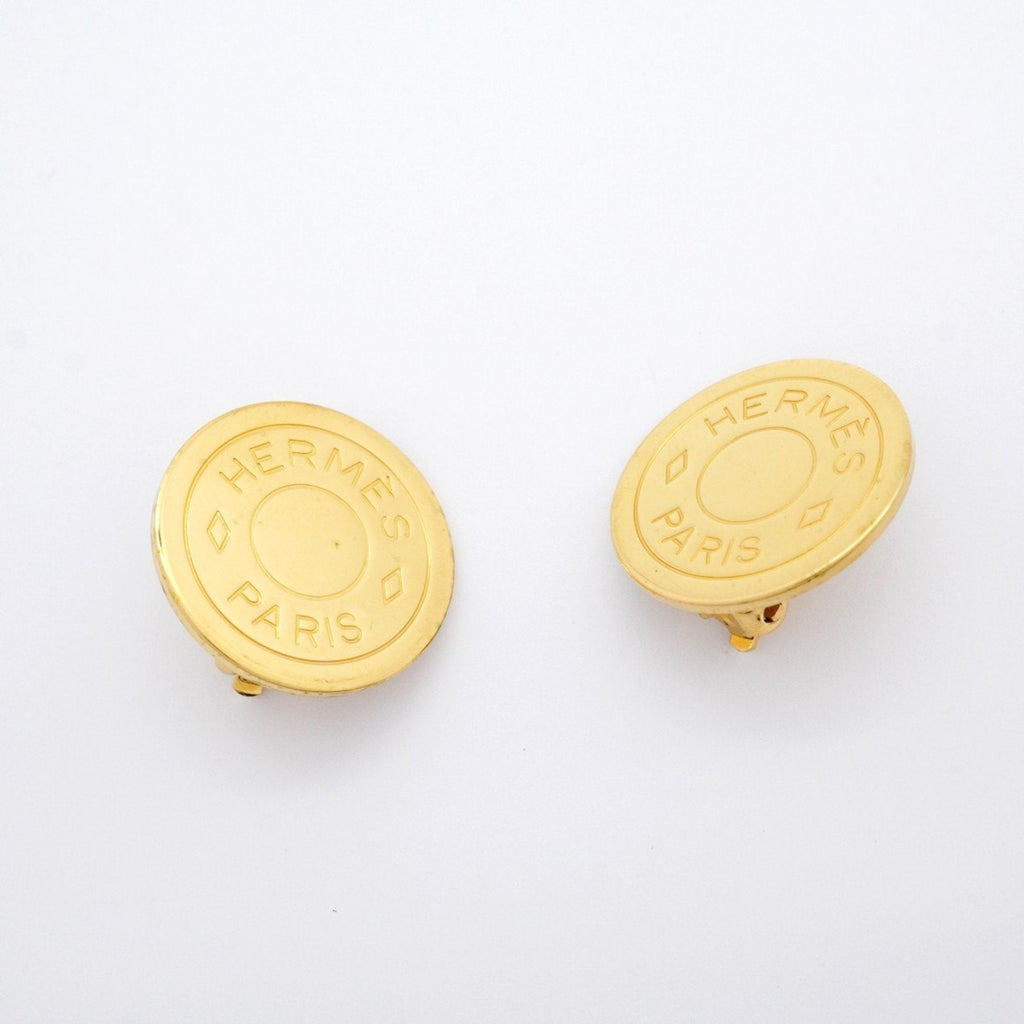 Earrings Gold-Tone Metal
