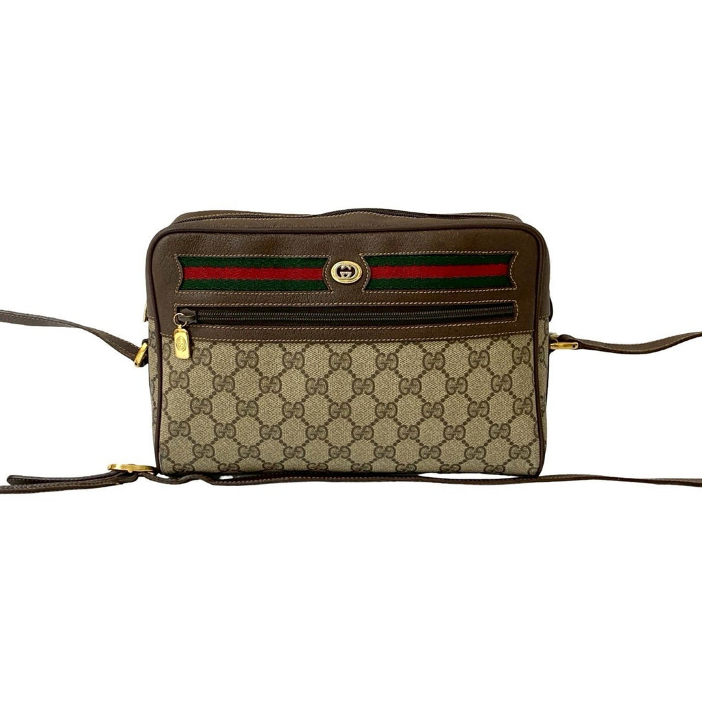 Ophidia Shoulder Bag GG Coated Canvas Small