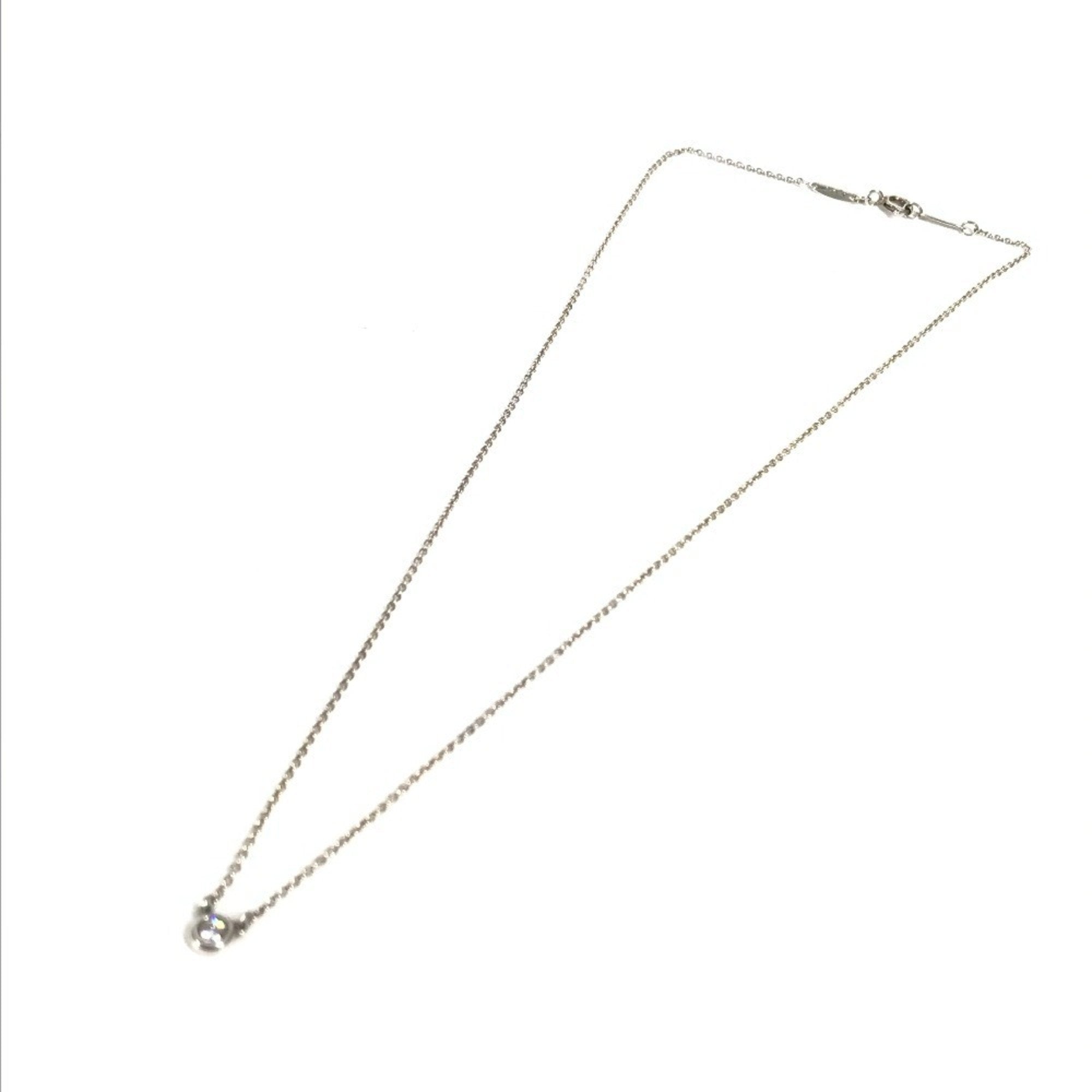 Elsa Peretti Diamonds By The Yard Pendant Necklace Sterling Silver