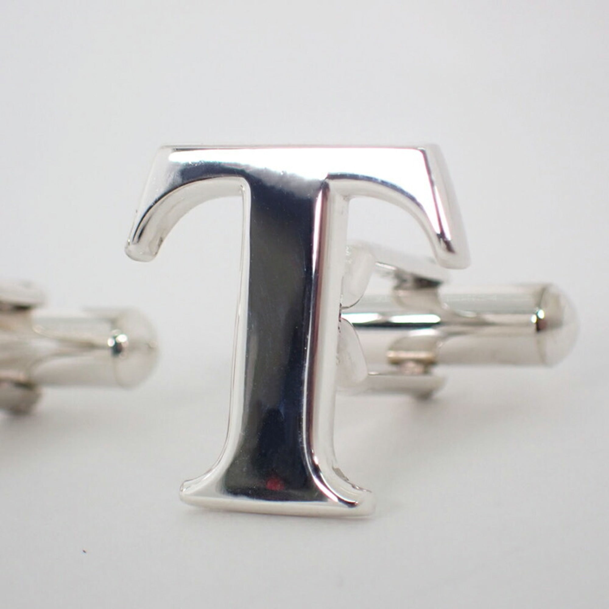 T Cufflinks Sterling Silver Bracelet