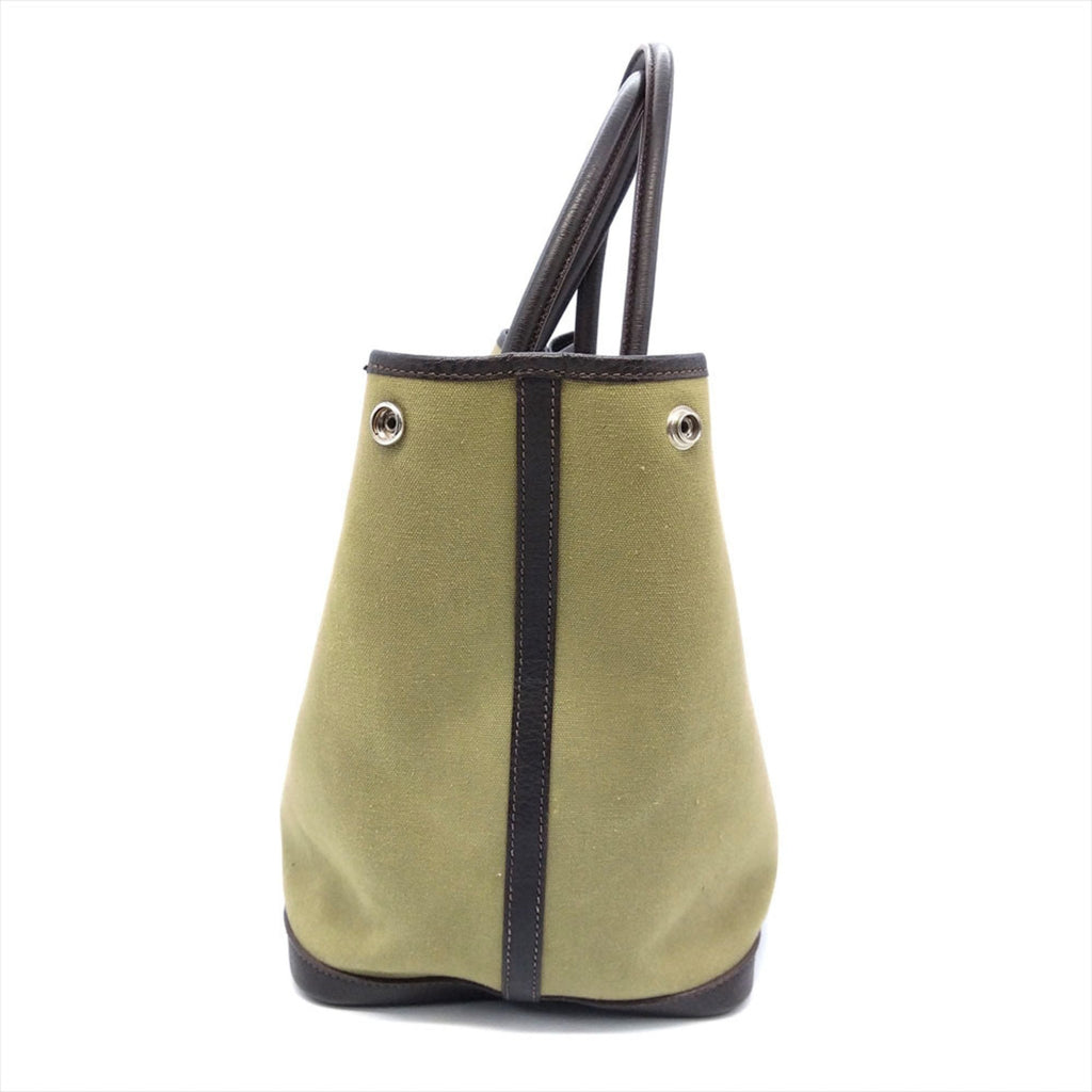 Garden Party Tote Toile and Leather 36