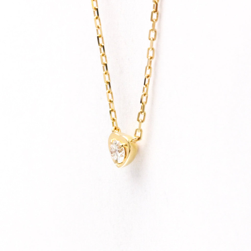 Pendant Necklace 18K Rose Gold with Diamond