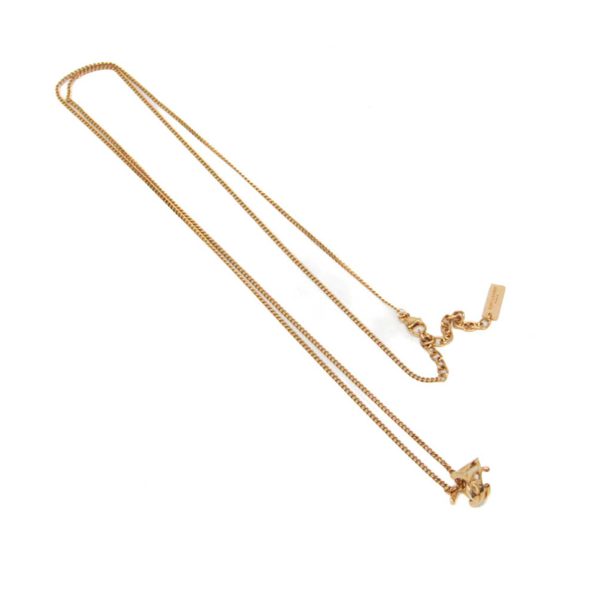 Pendant Necklace Metal Gold