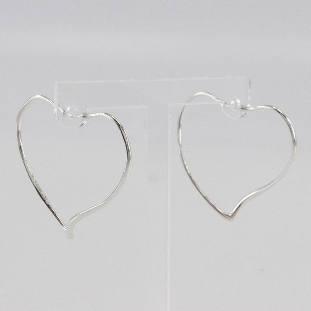 Elsa Peretti Earrings Sterling Silver 37mm Sterling Silver