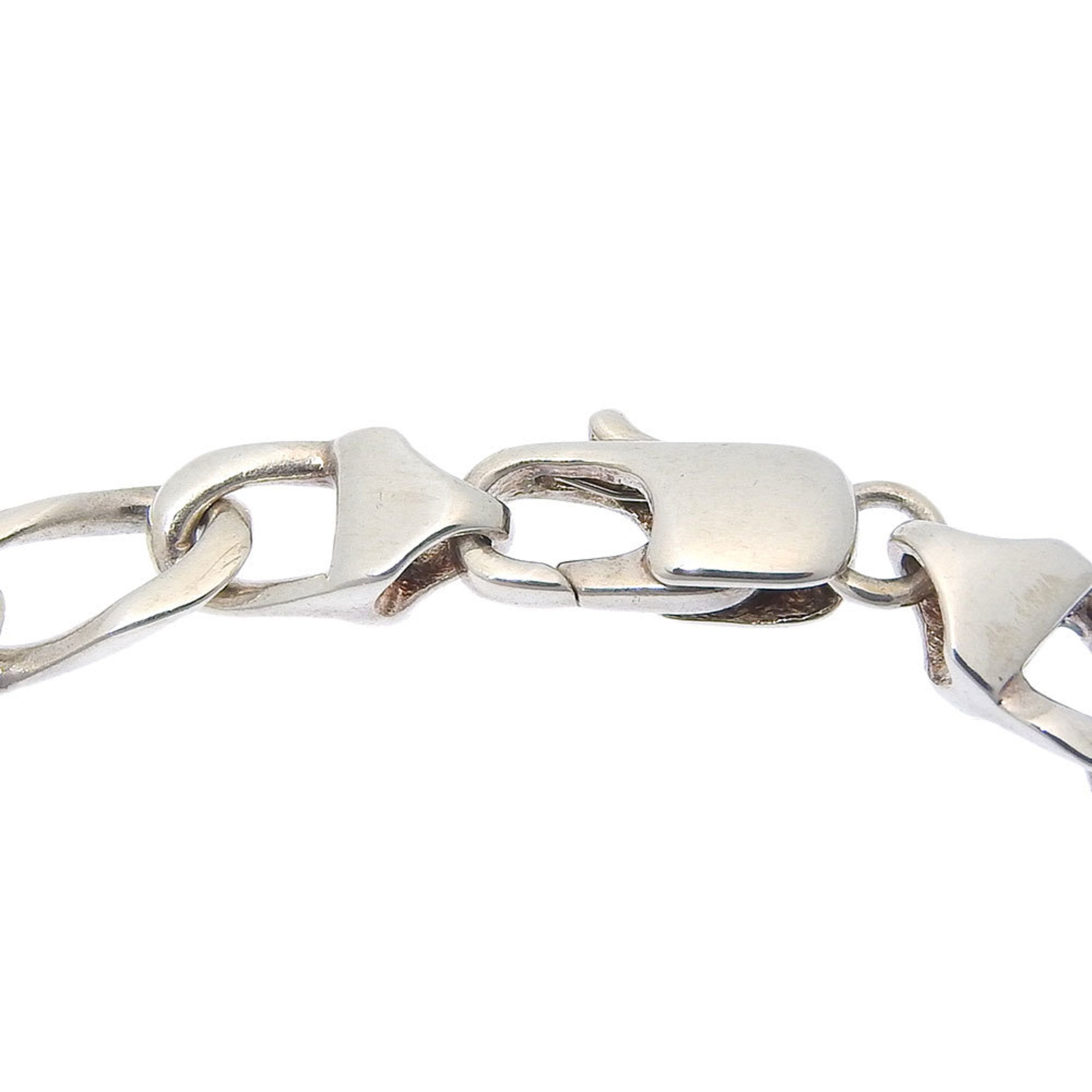 Link Bracelet Sterling Silver and 18K Yellow Gold