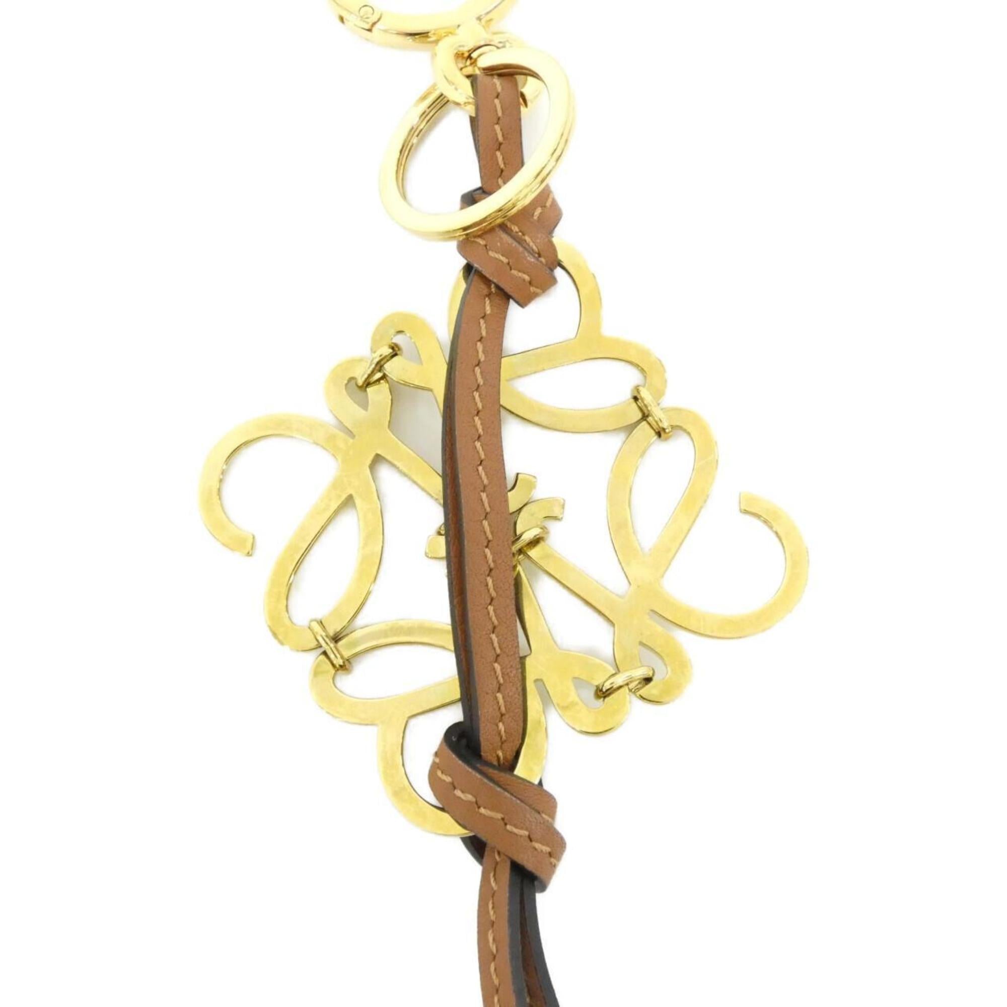 Handbag Charm Leather Gold