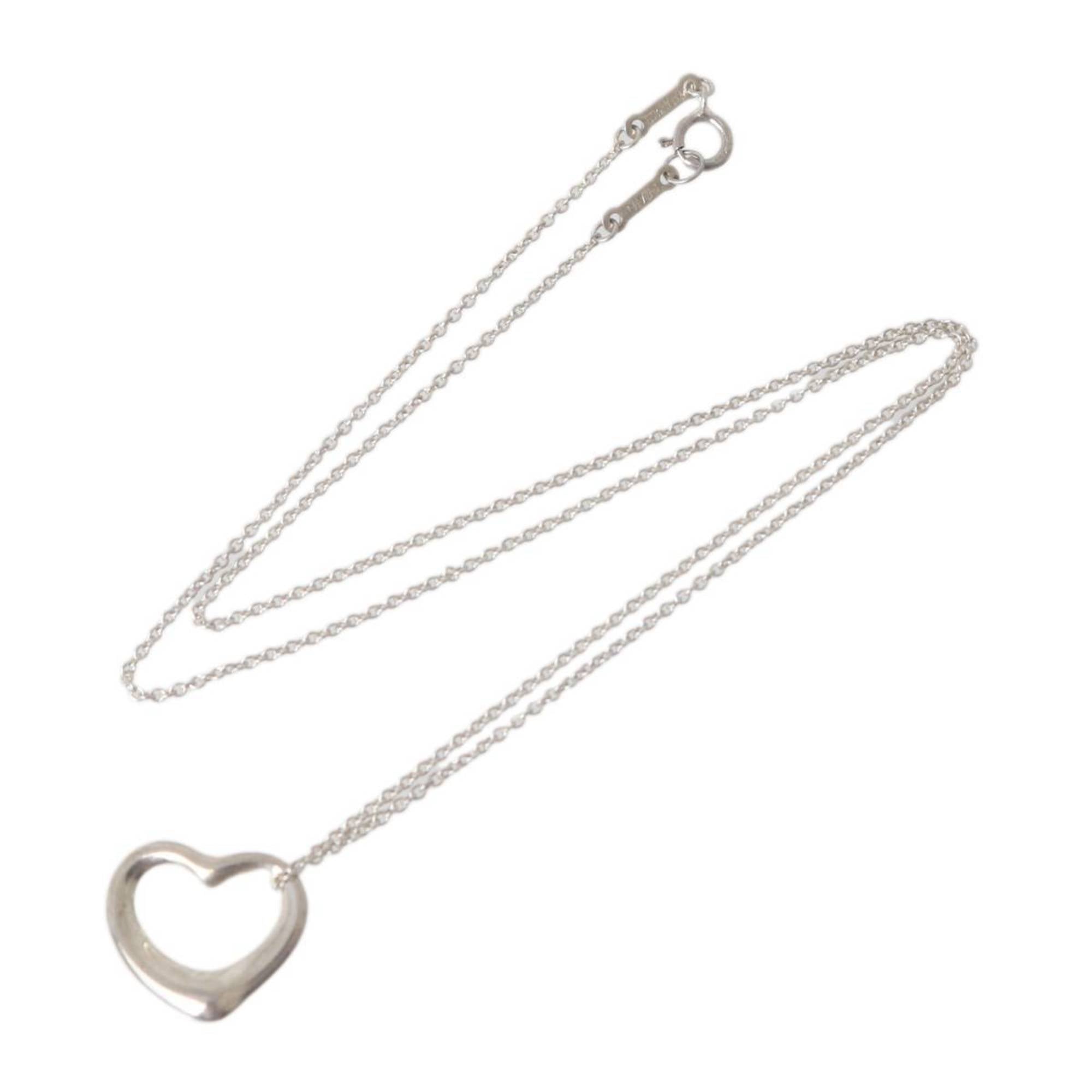 Heart Pendant Necklace Sterling Silver