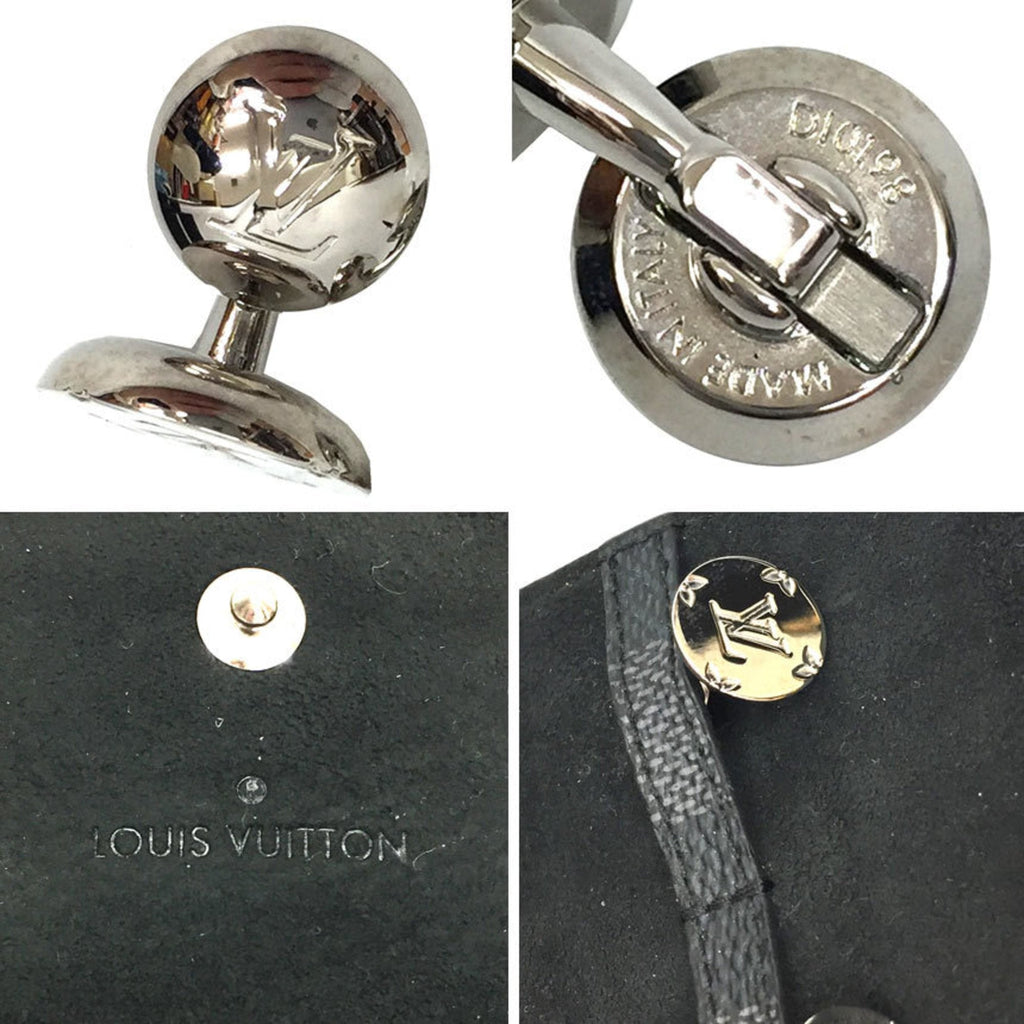 Monogram Cufflinks Metal Silver Bracelet