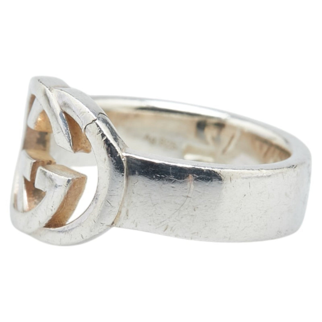 Interlocking G Ring Sterling Silver