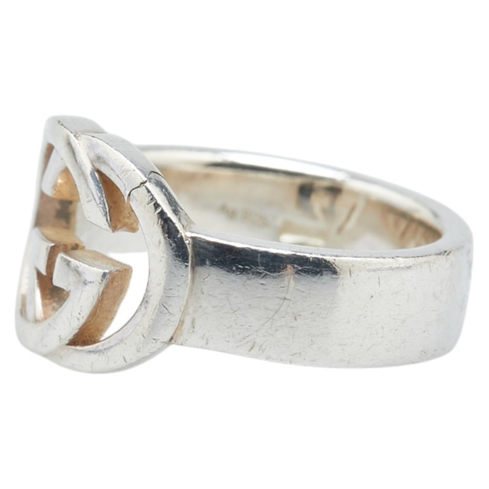 Interlocking G Ring Sterling Silver