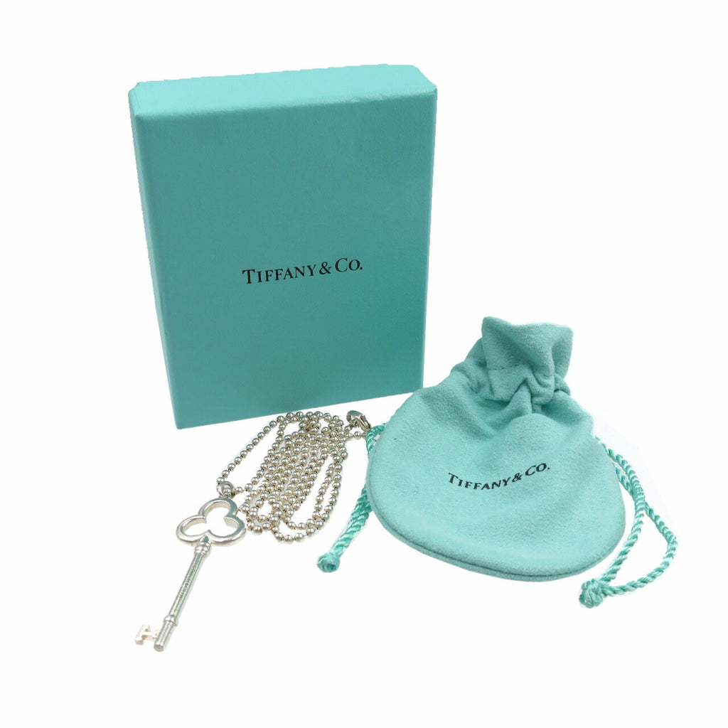 Trefoil Key Pendant Necklace Sterling Silver